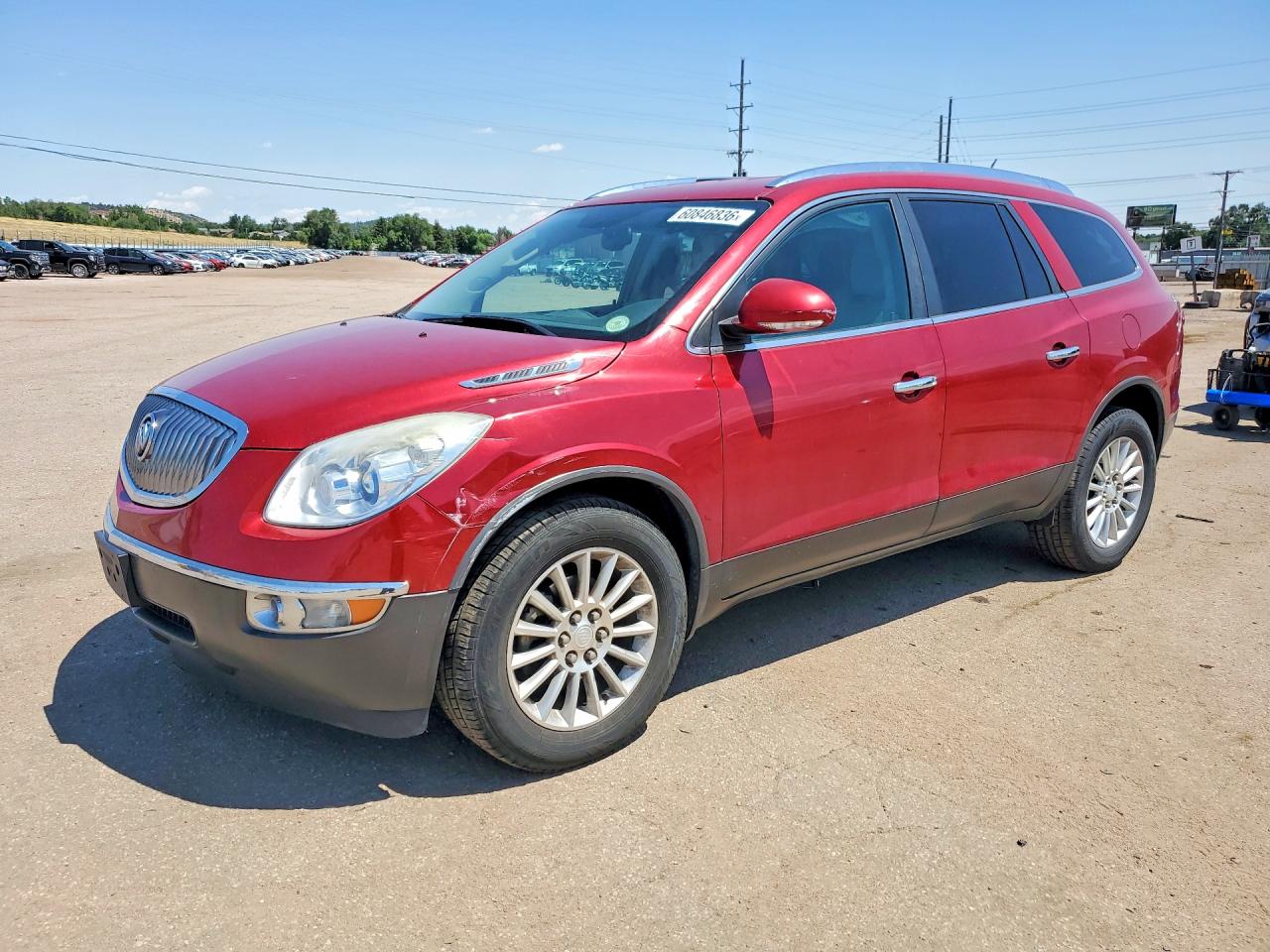 2012 Buick Enclave Red vin: 5GAKVCED6CJ397303