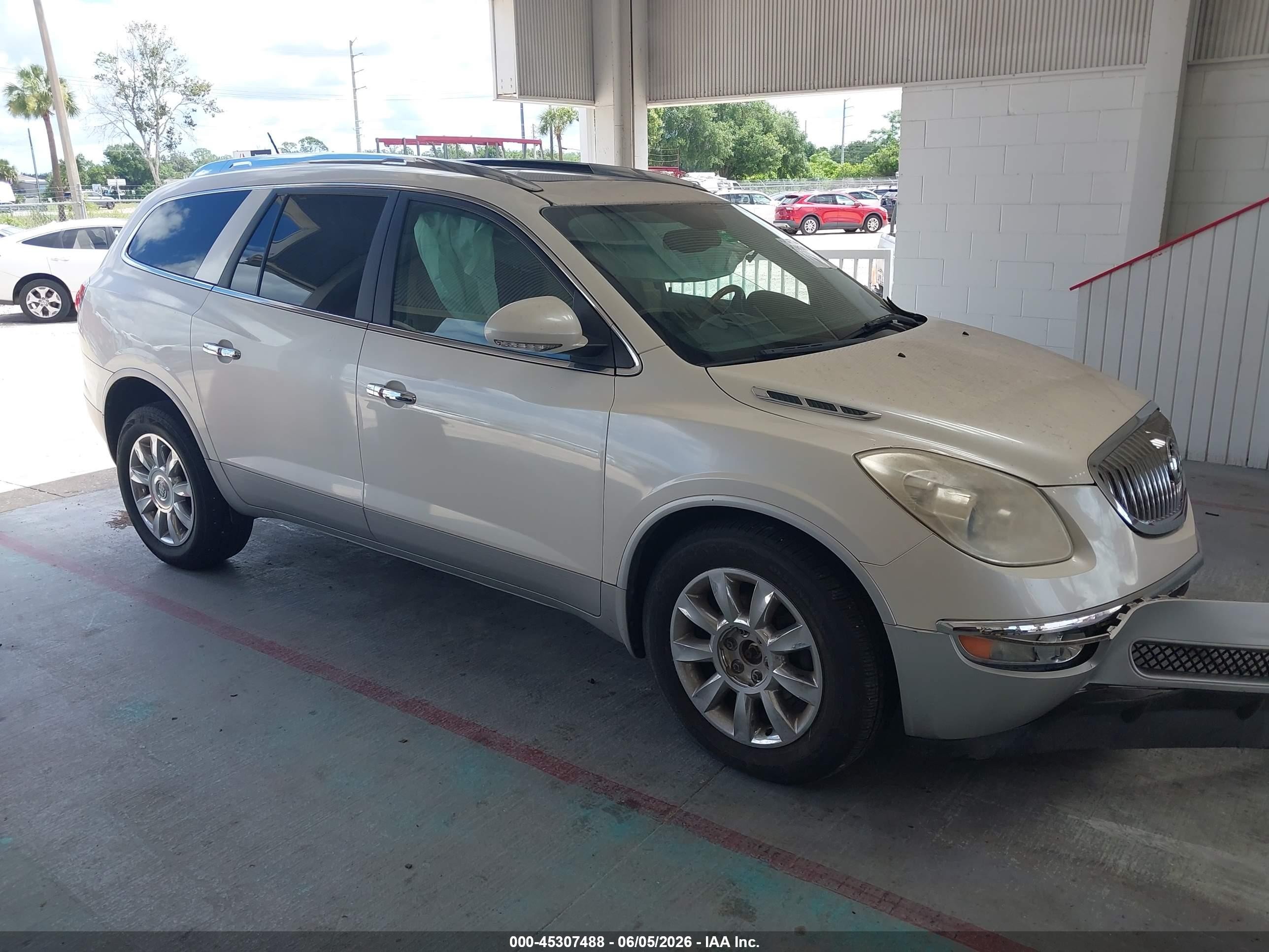 2011 Buick Enclave 2xl White vin: 5GAKVCED7BJ167428