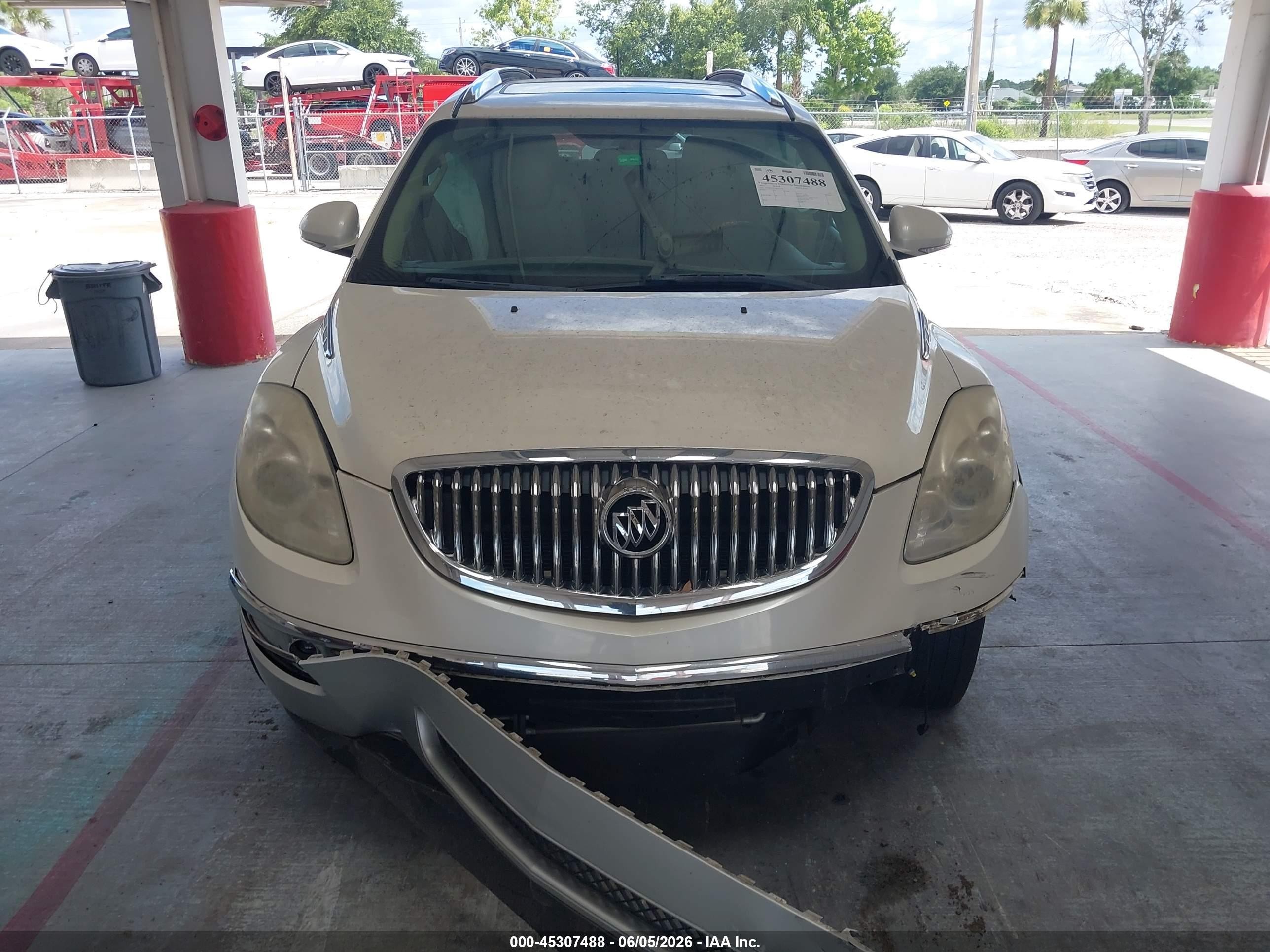 2011 Buick Enclave 2xl White vin: 5GAKVCED7BJ167428