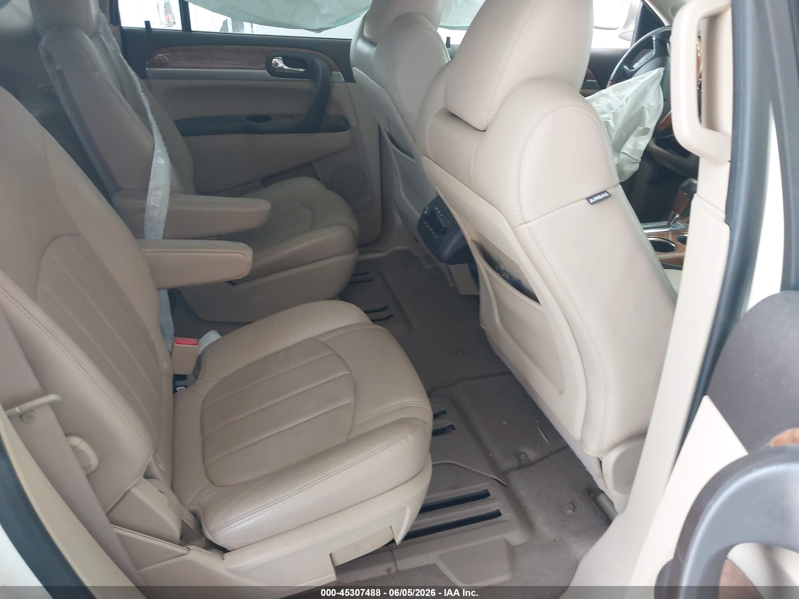 2011 Buick Enclave 2xl White vin: 5GAKVCED7BJ167428