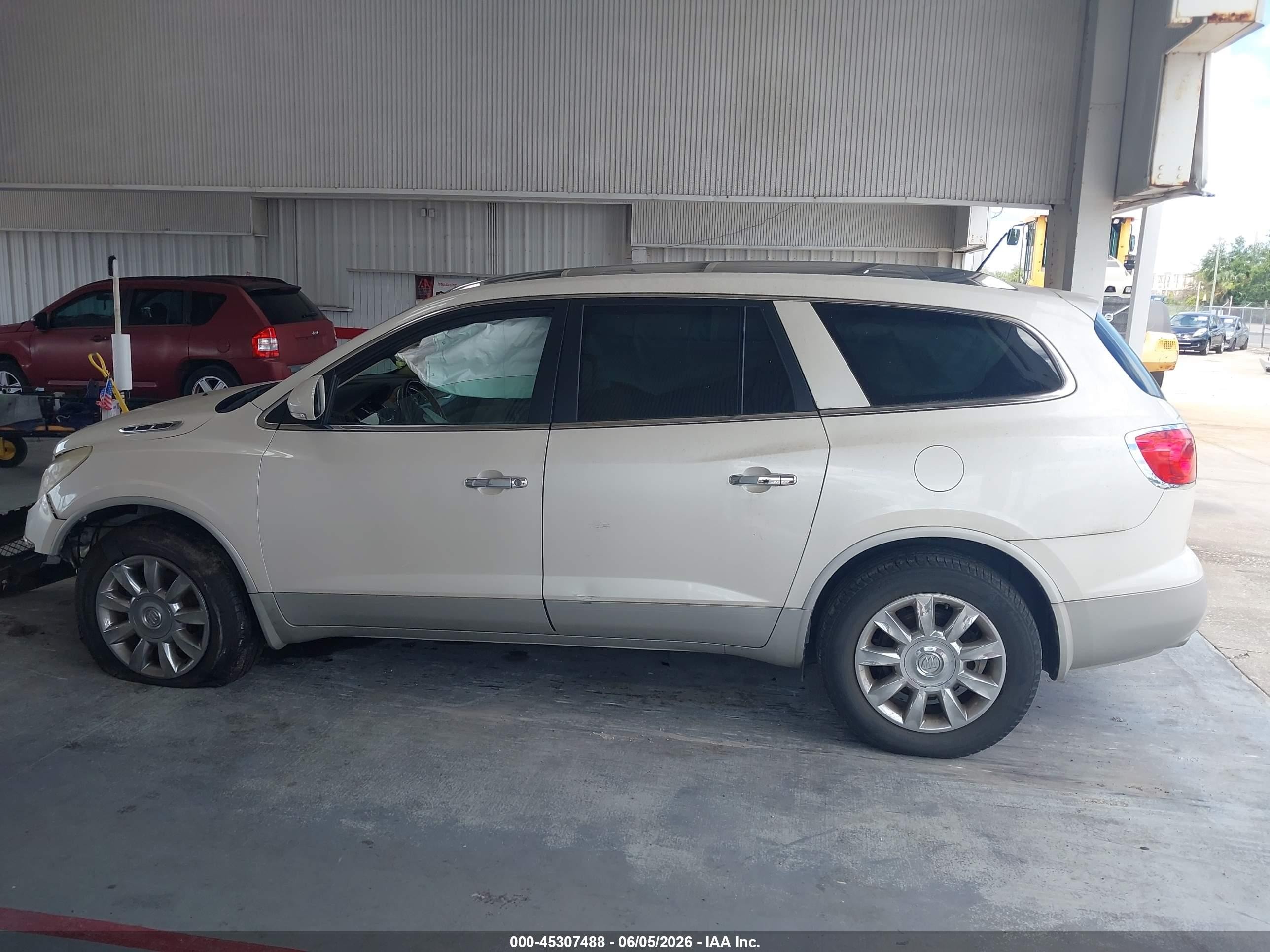 2011 Buick Enclave 2xl White vin: 5GAKVCED7BJ167428
