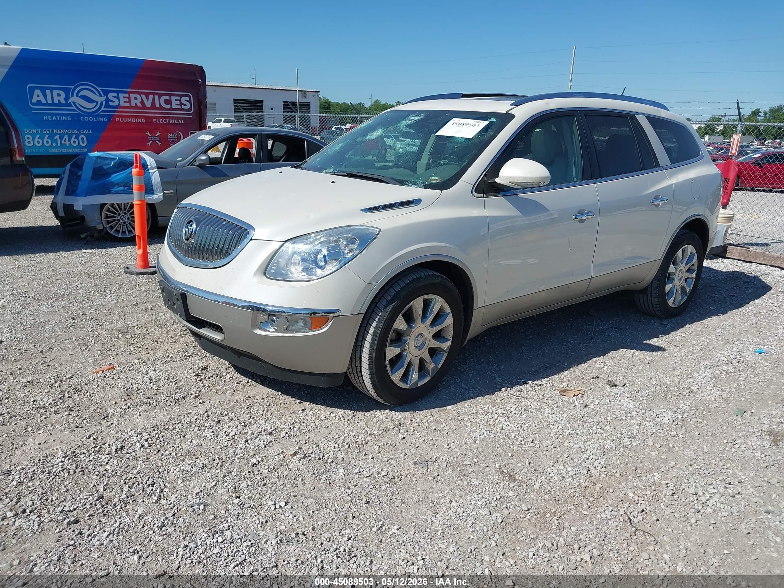 2011 Buick Enclave 2xl Cream vin: 5GAKVCED7BJ289643