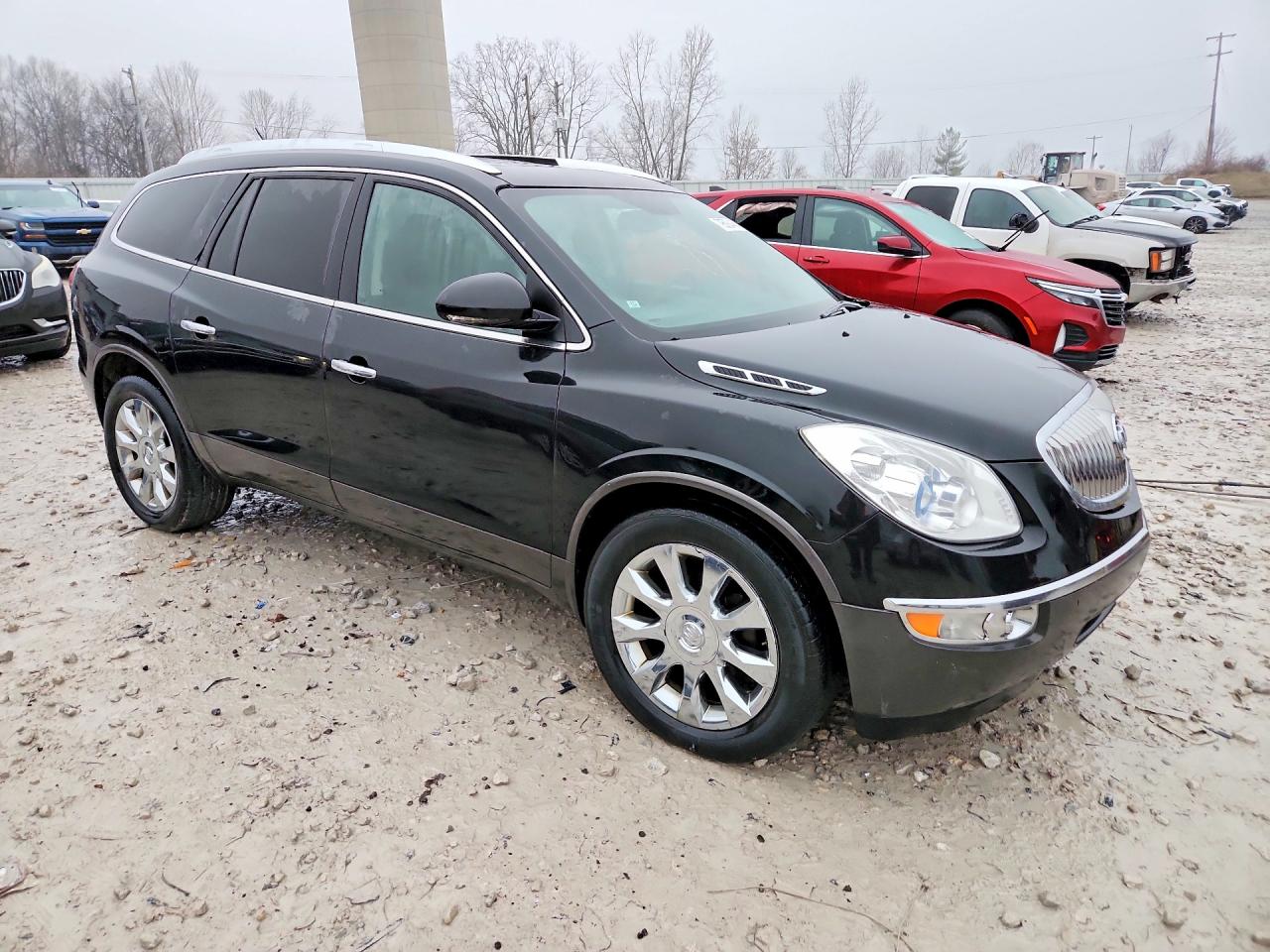 2011 Buick Enclave Cxl Black vin: 5GAKVCED7BJ317845