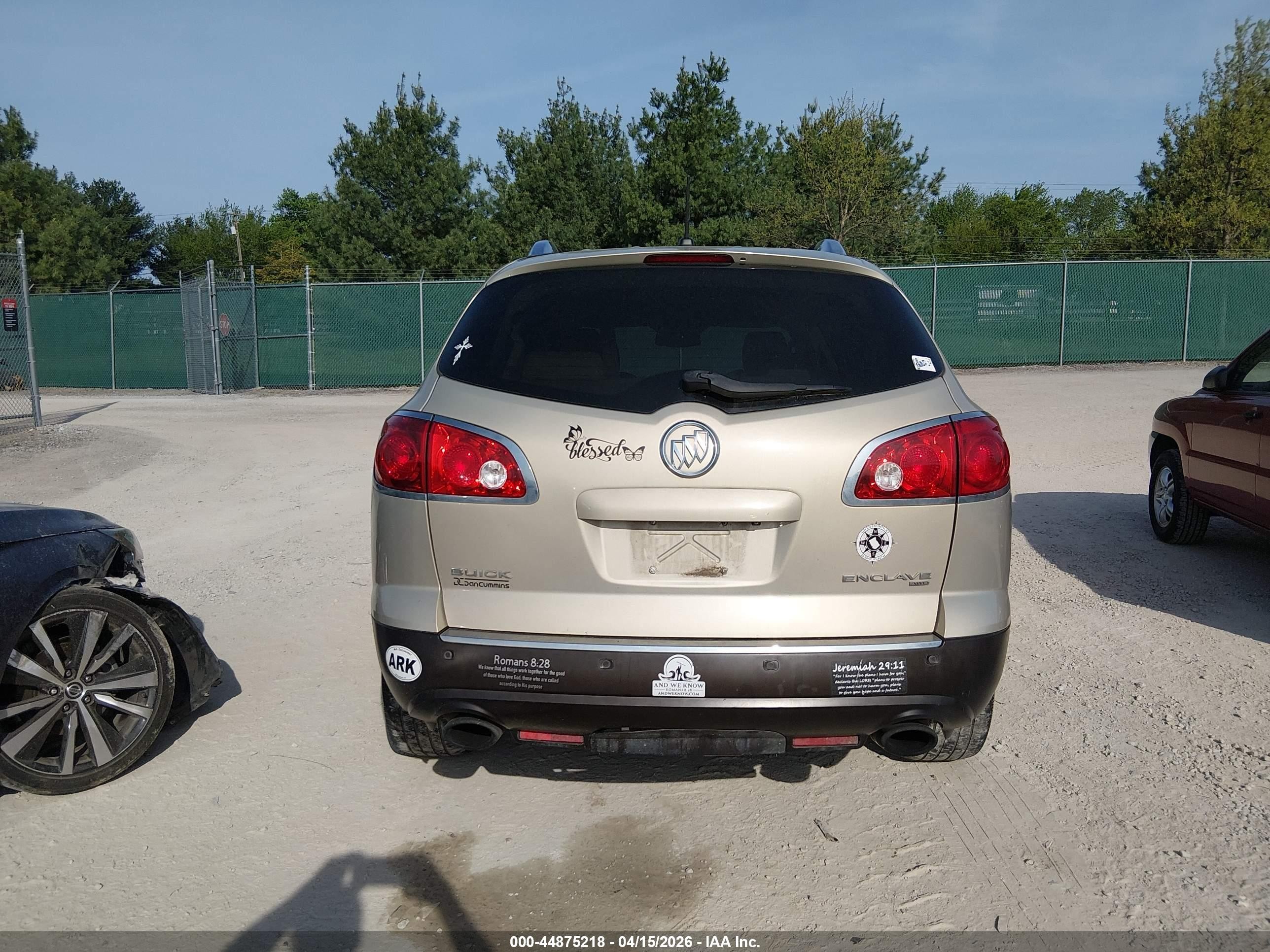 2012 Buick Enclave Leather Золотой vin: 5GAKVCED7CJ124192