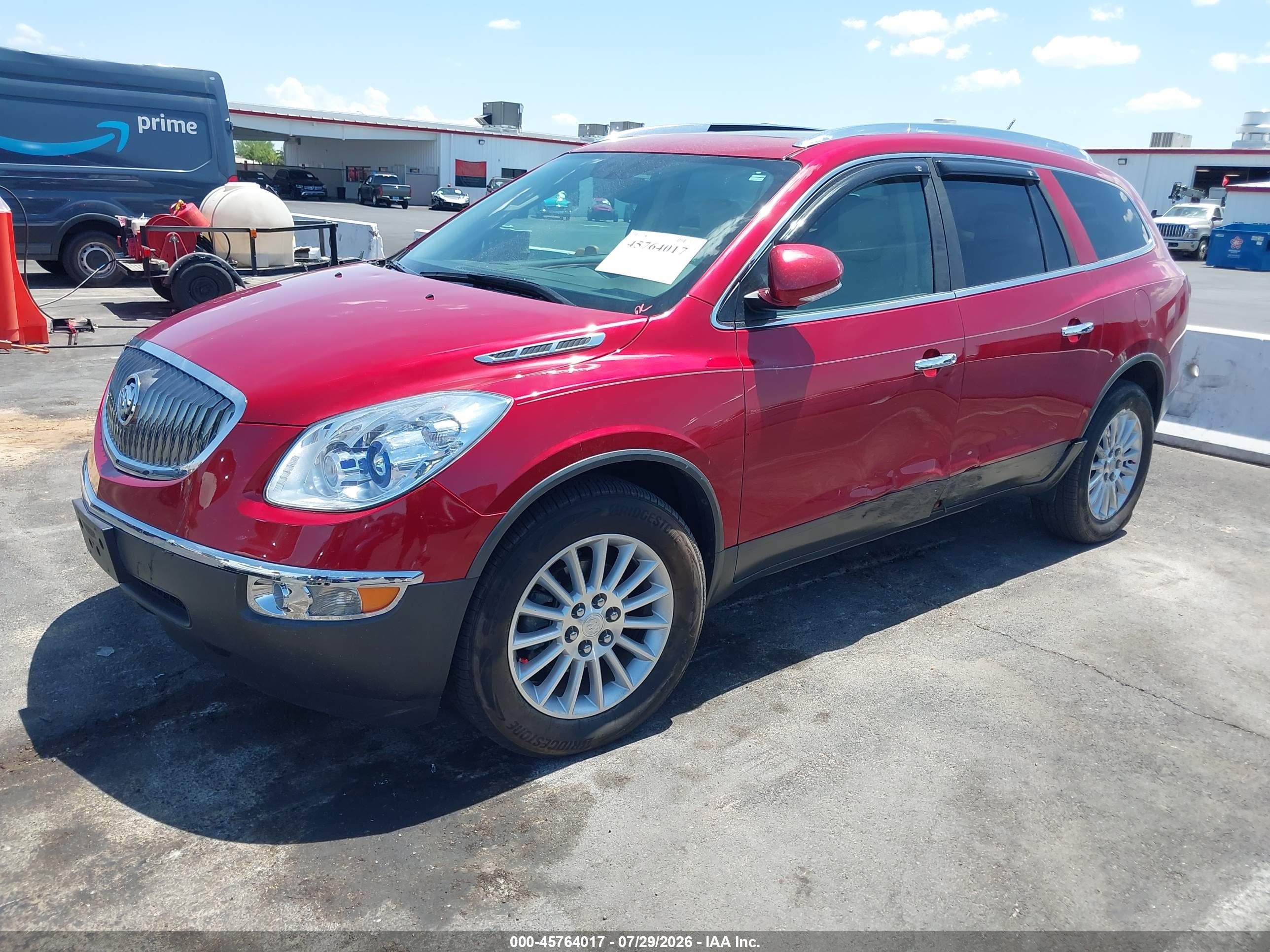 2012 Buick Enclave Leather Red vin: 5GAKVCED7CJ164806