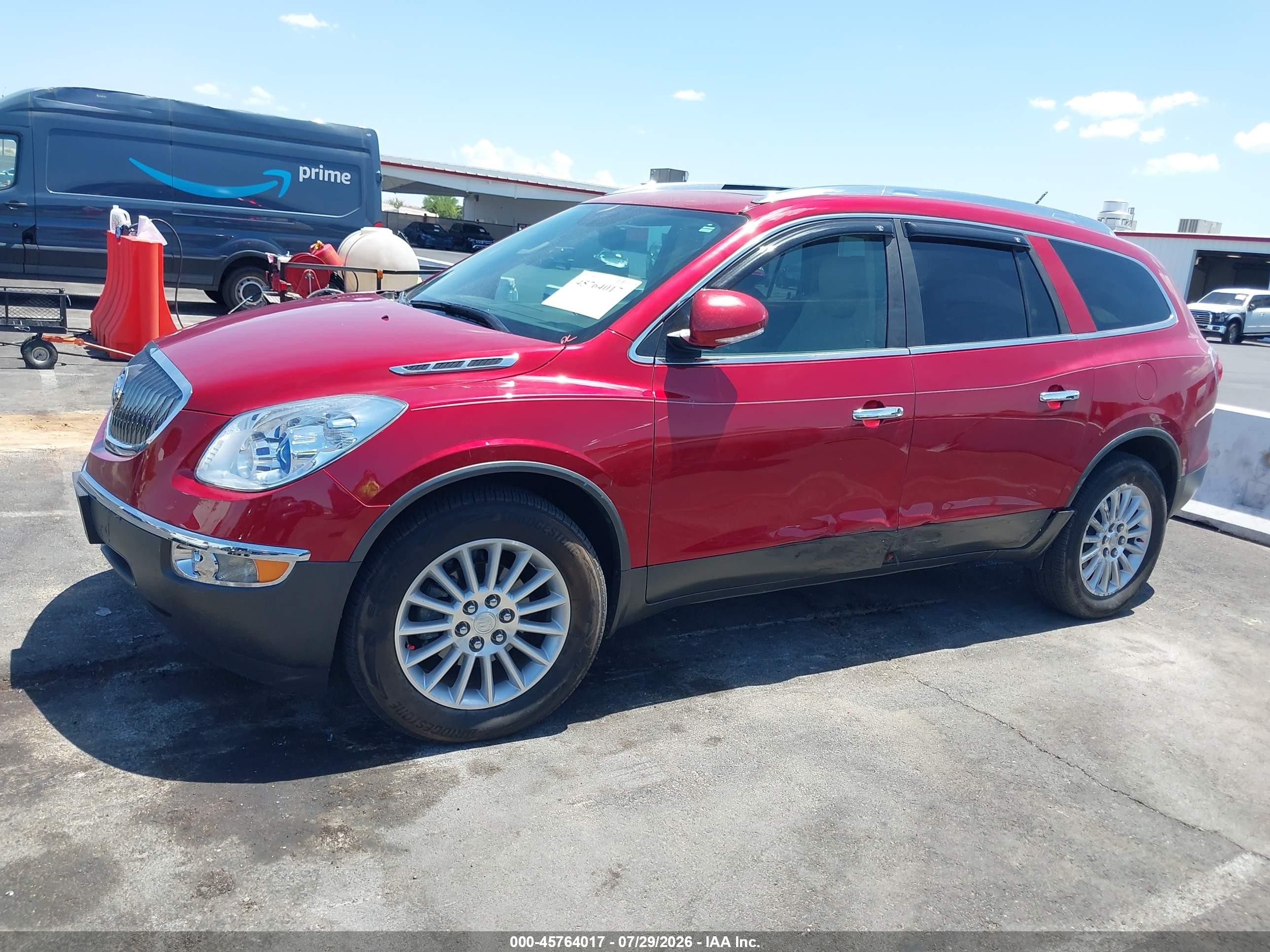 2012 Buick Enclave Leather Red vin: 5GAKVCED7CJ164806