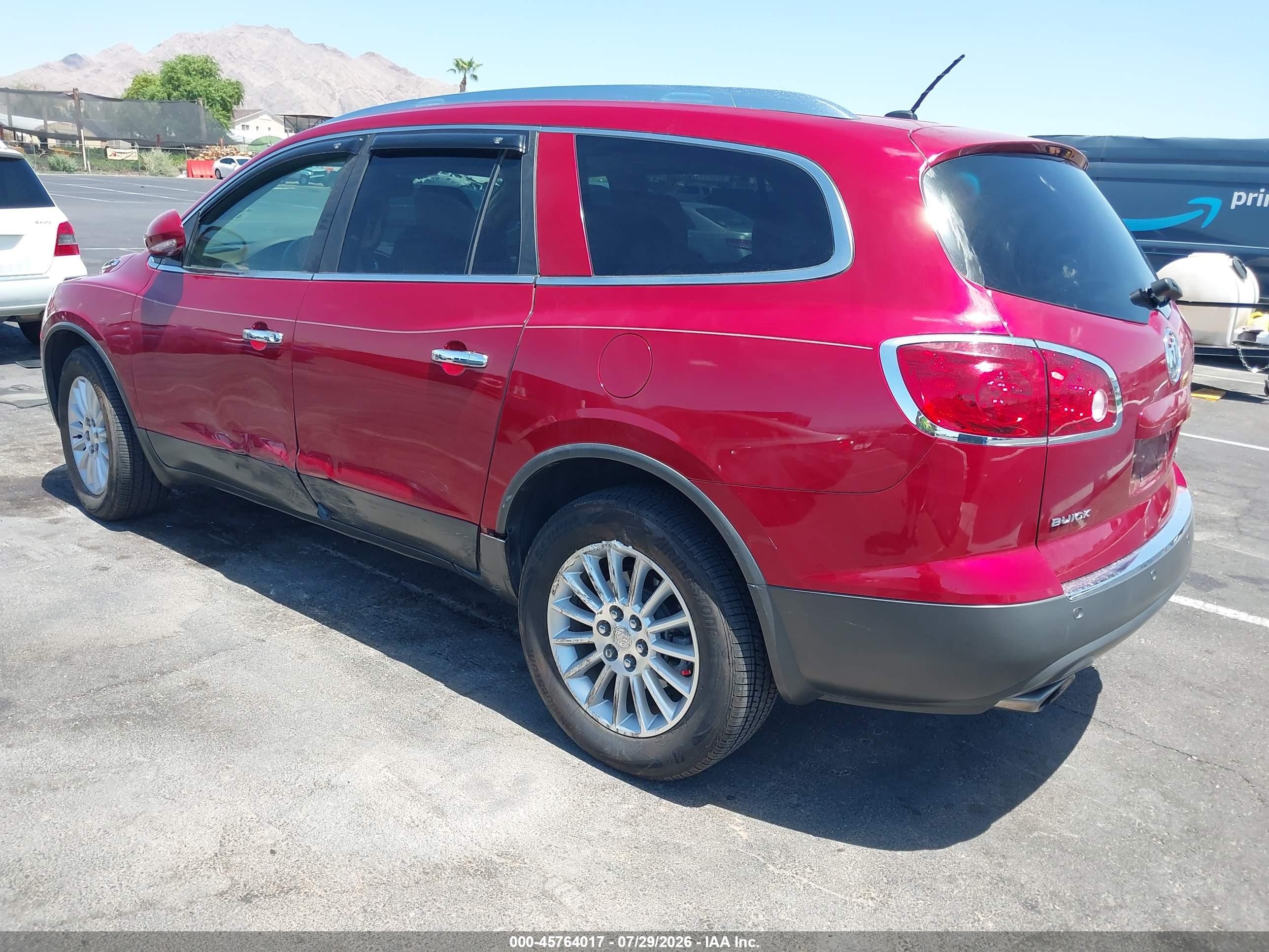 2012 Buick Enclave Leather Red vin: 5GAKVCED7CJ164806
