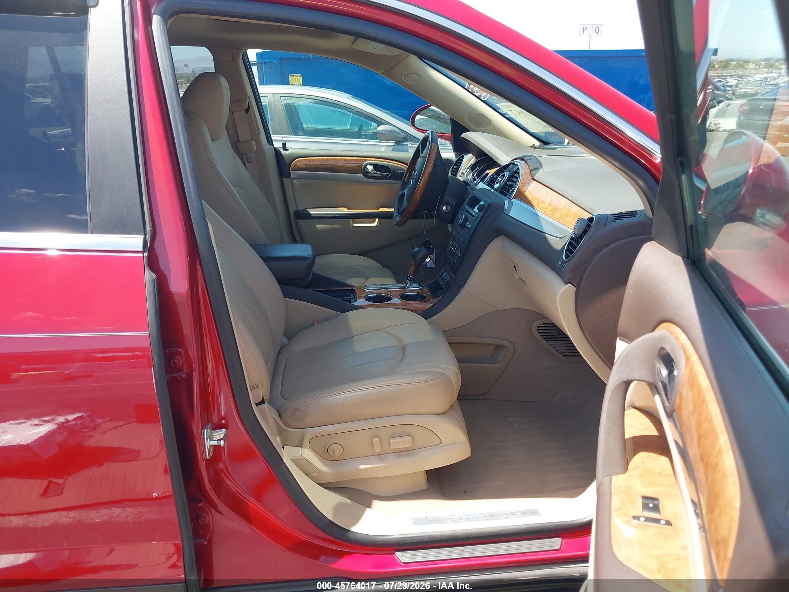 2012 Buick Enclave Leather Red vin: 5GAKVCED7CJ164806