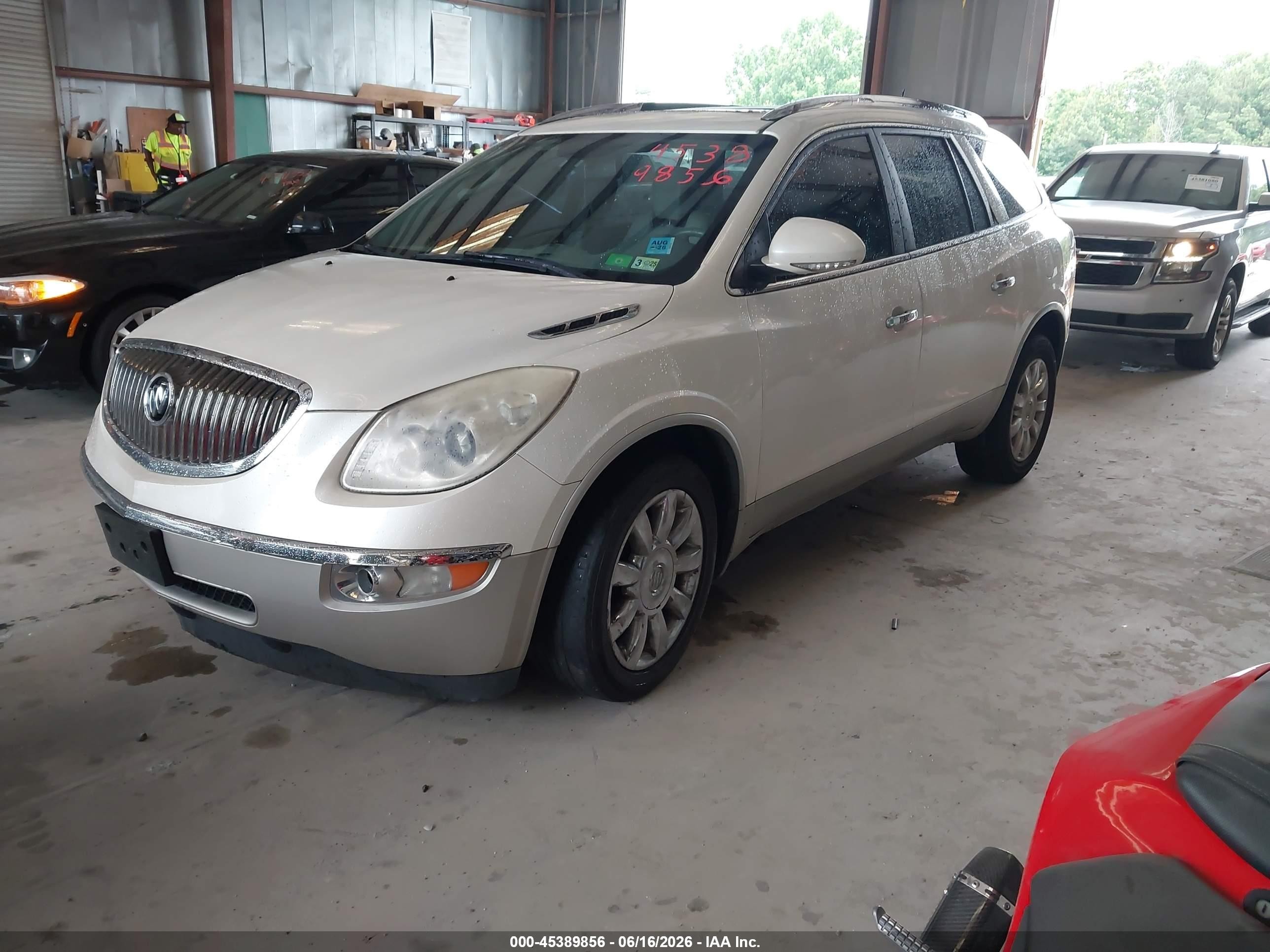 2012 Buick Enclave Leather White vin: 5GAKVCED7CJ322254