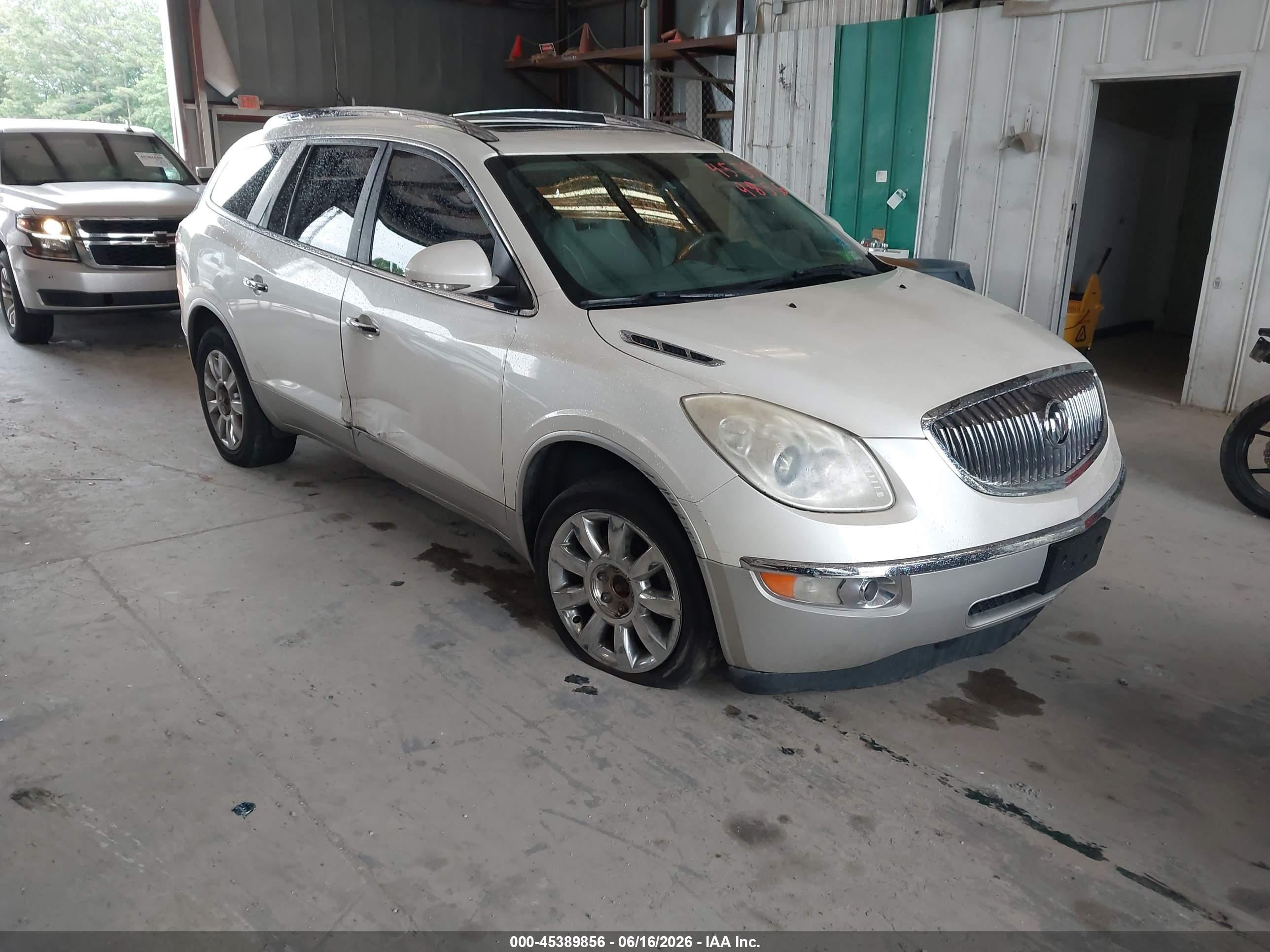 2012 Buick Enclave Leather White vin: 5GAKVCED7CJ322254