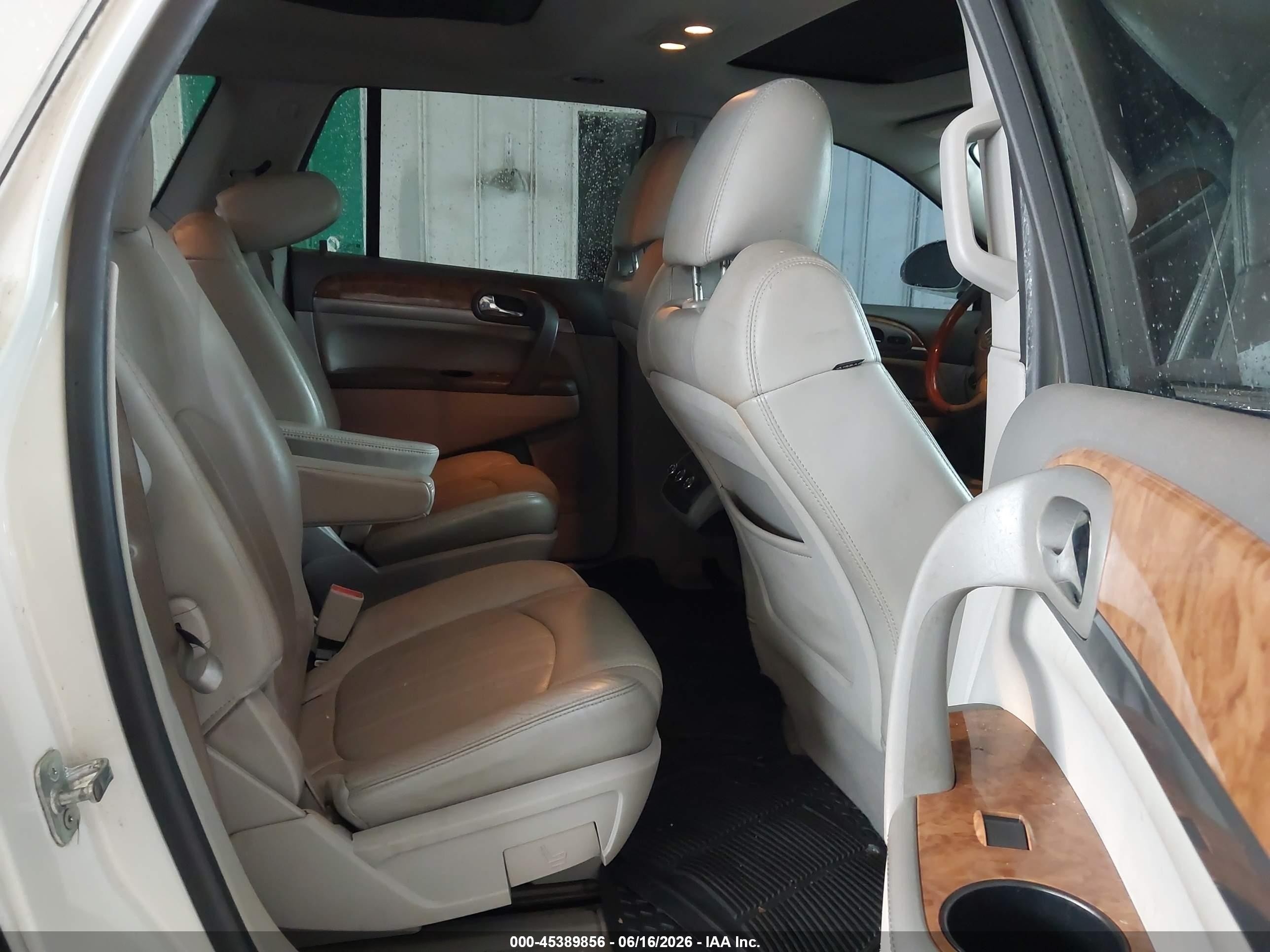 2012 Buick Enclave Leather White vin: 5GAKVCED7CJ322254