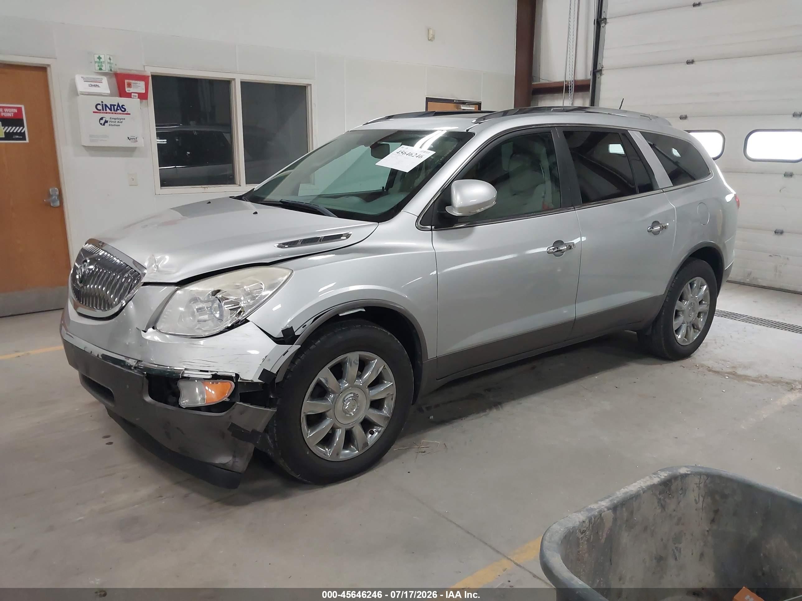 2012 Buick Enclave Leather Silver vin: 5GAKVCED7CJ399920