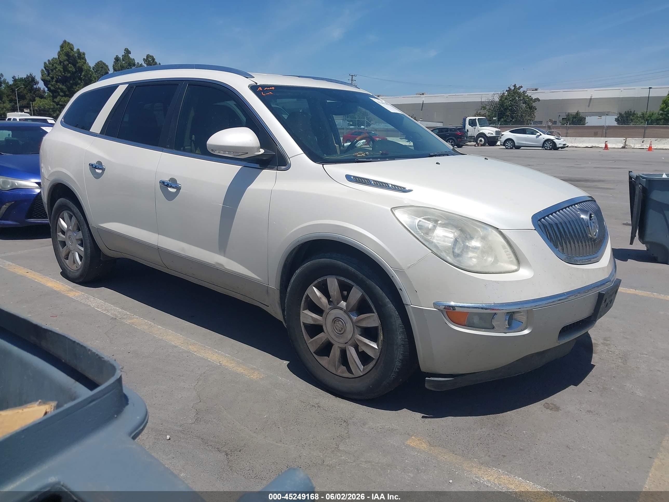 2012 Buick Enclave Leather White vin: 5GAKVCED8CJ266048
