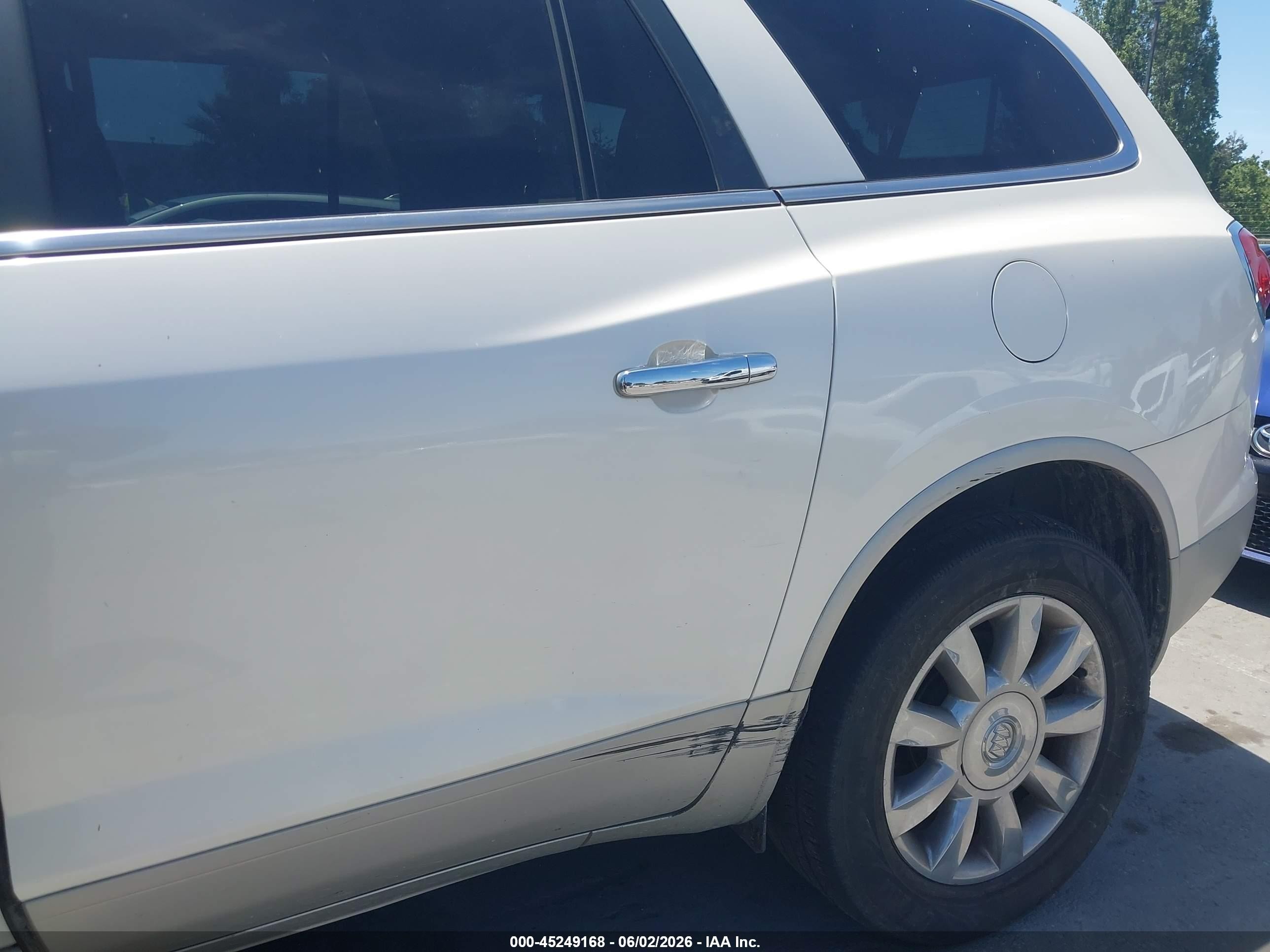 2012 Buick Enclave Leather White vin: 5GAKVCED8CJ266048
