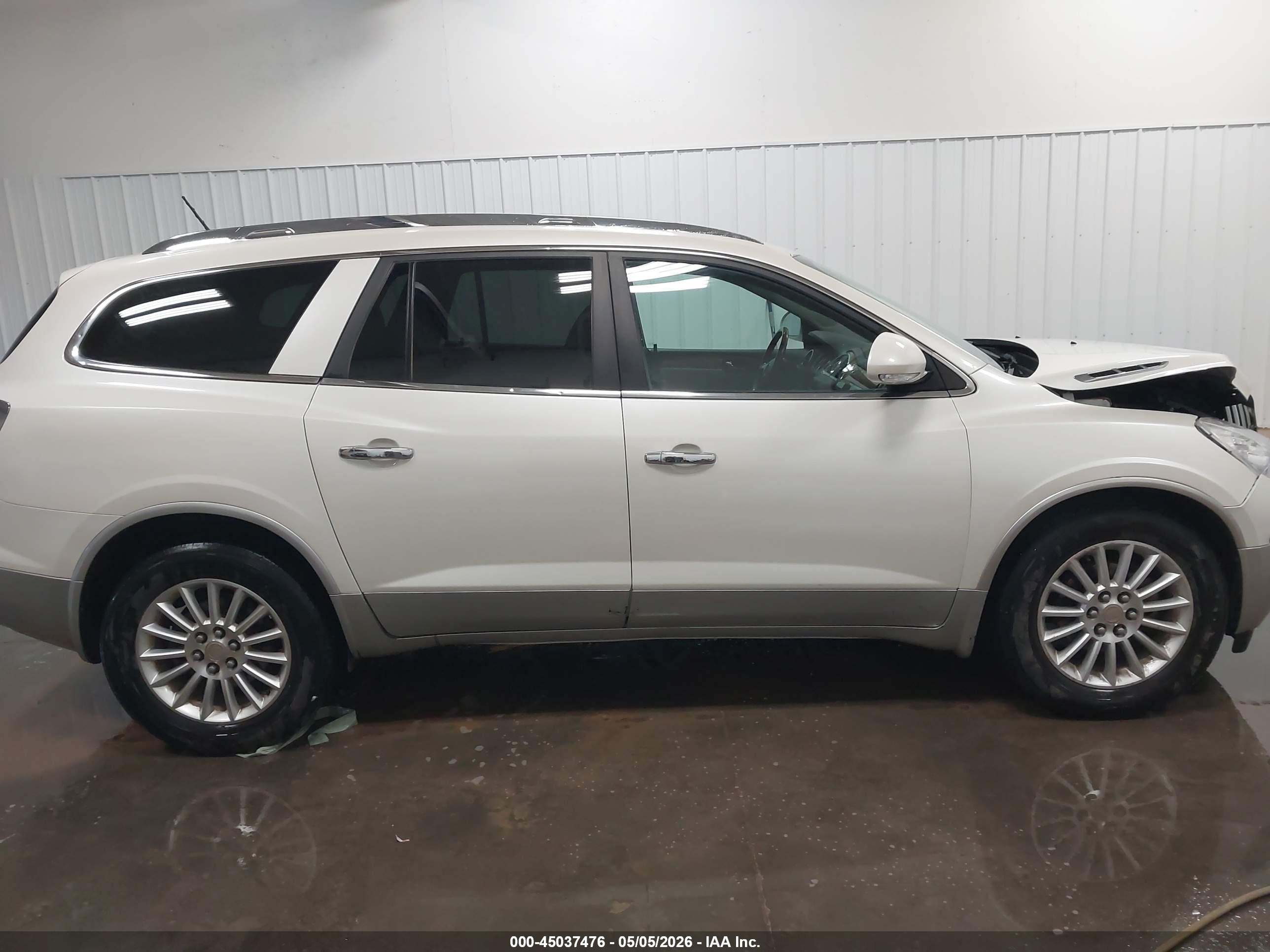 2012 Buick Enclave Leather White vin: 5GAKVCED9CJ107166