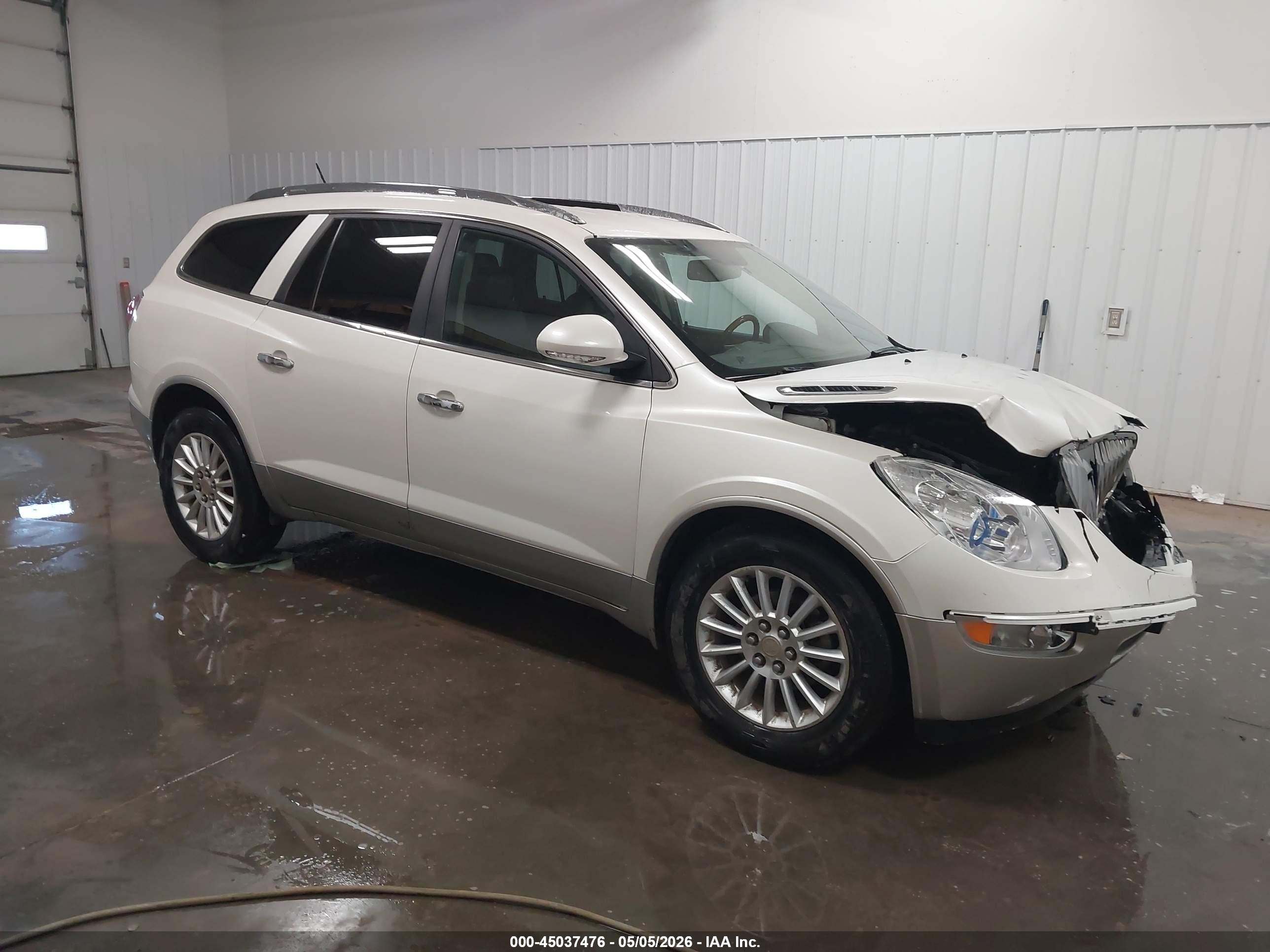 2012 Buick Enclave Leather White vin: 5GAKVCED9CJ107166