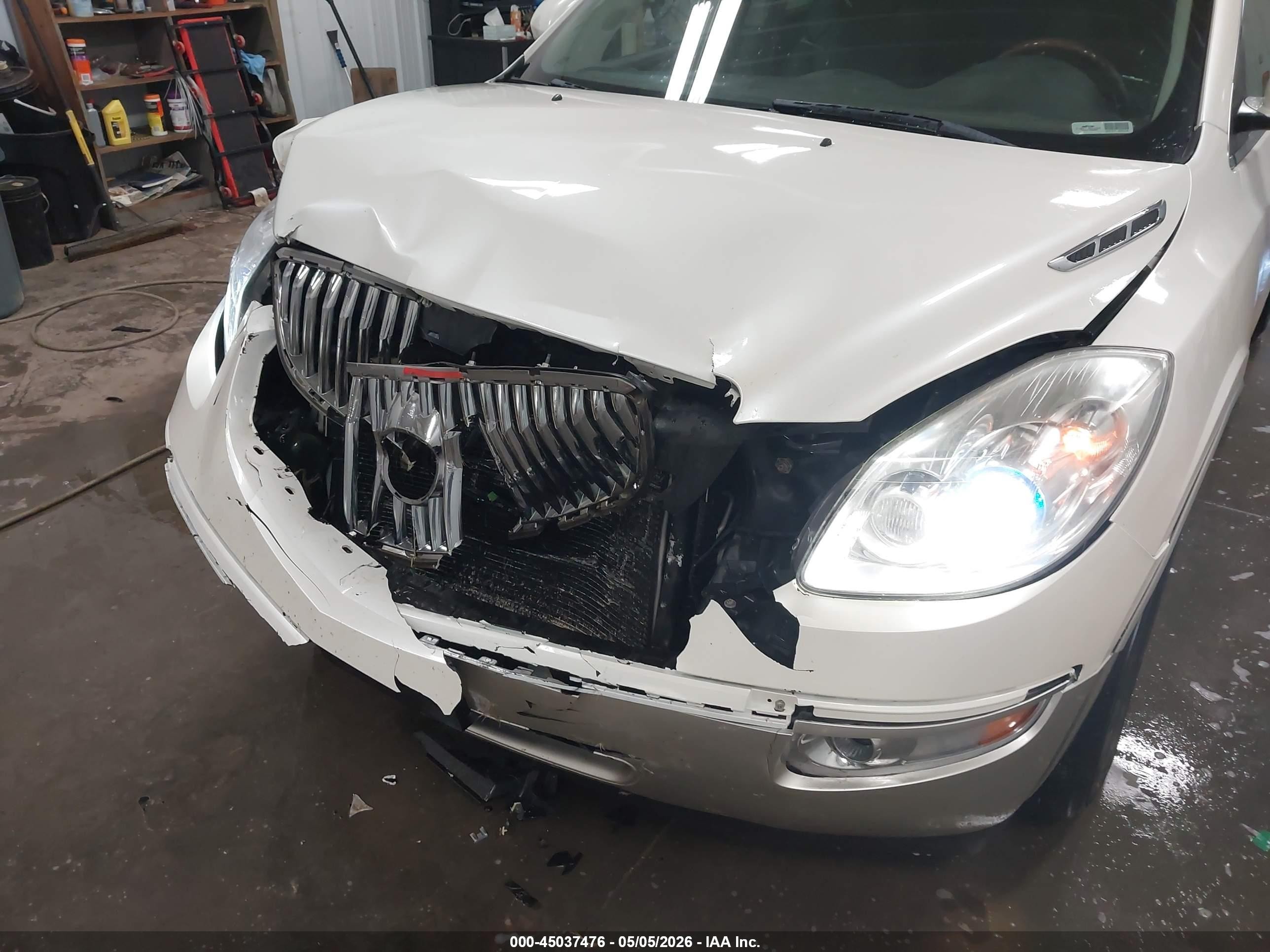 2012 Buick Enclave Leather White vin: 5GAKVCED9CJ107166