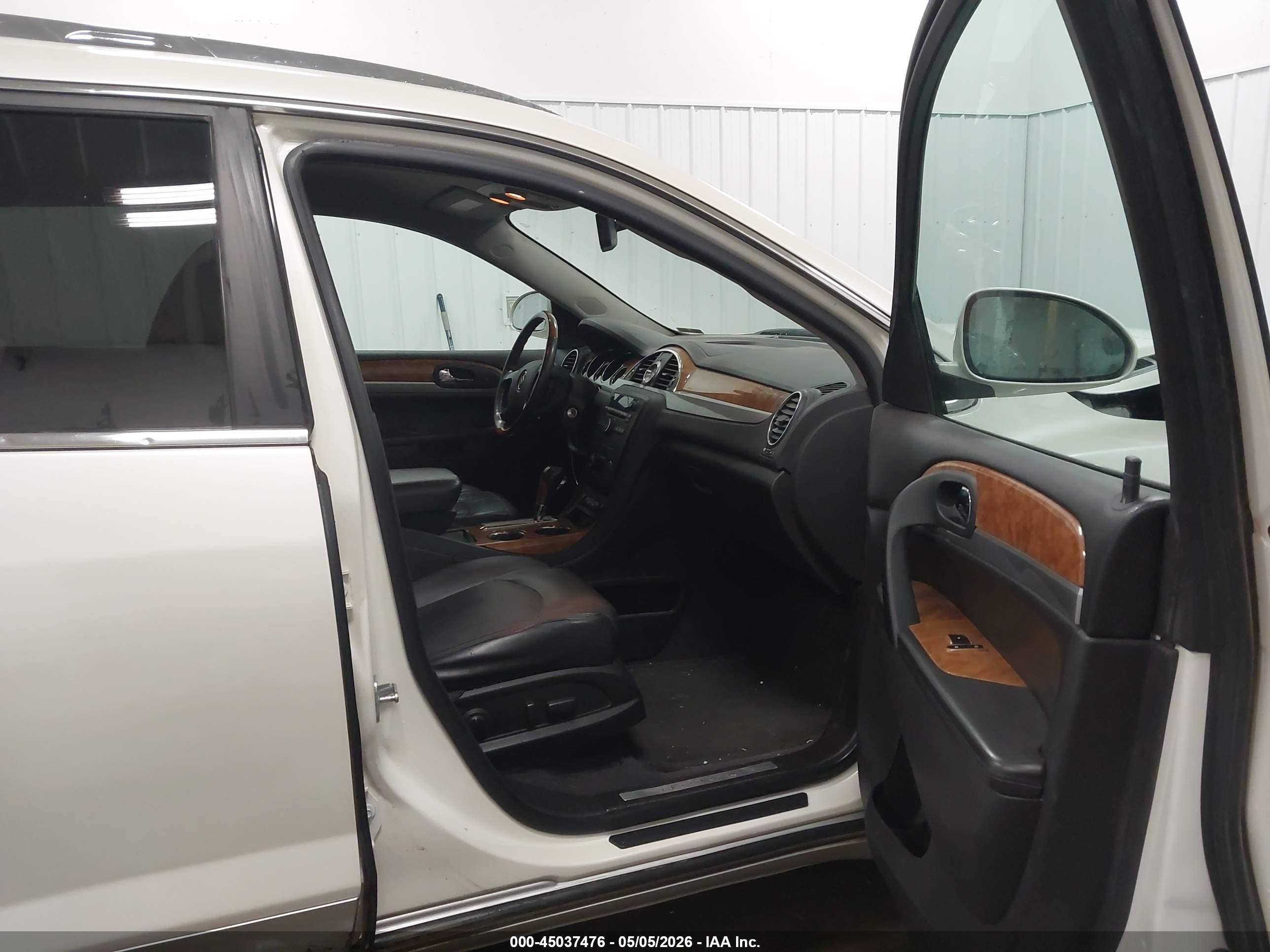 2012 Buick Enclave Leather White vin: 5GAKVCED9CJ107166
