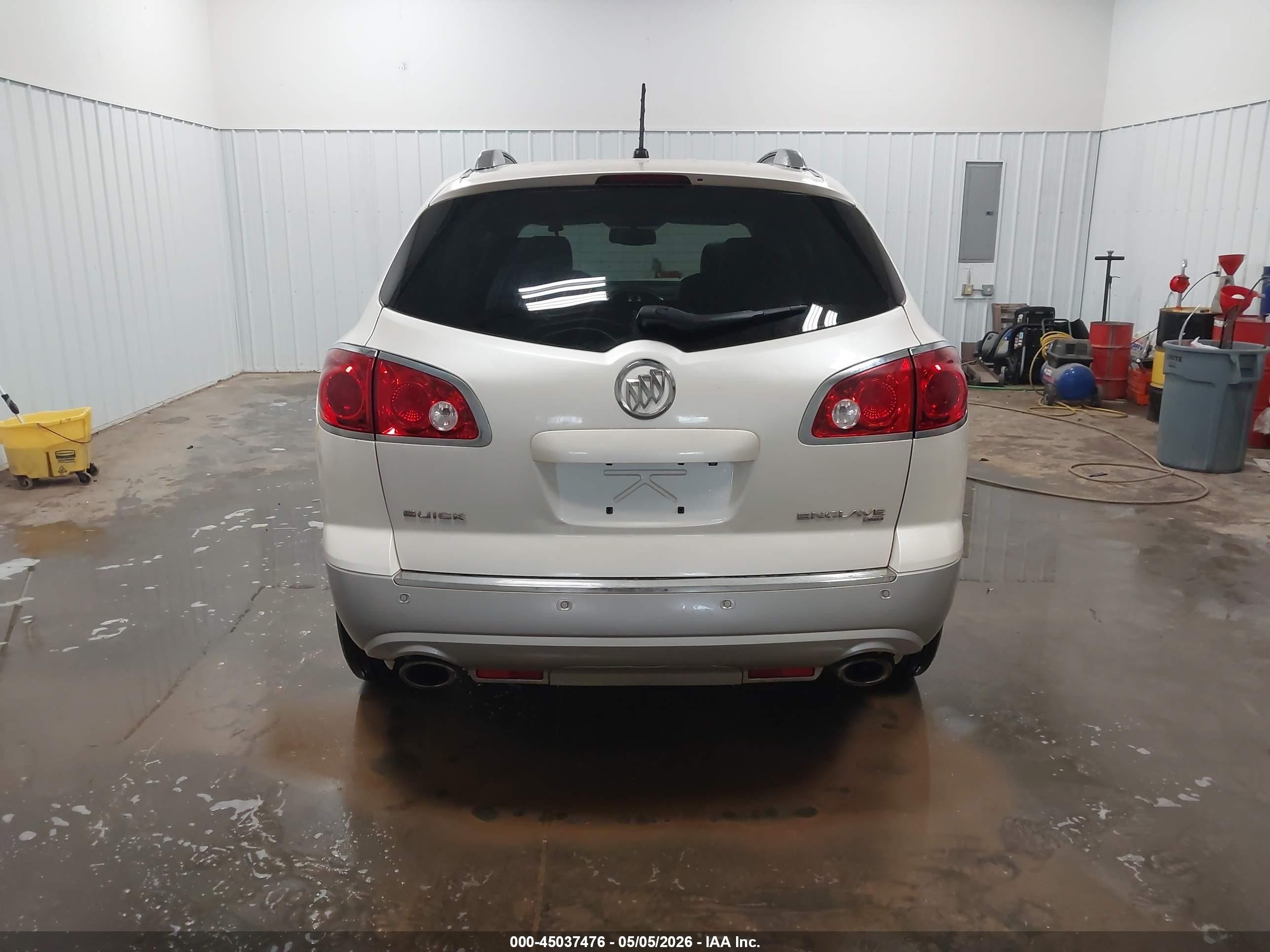 2012 Buick Enclave Leather White vin: 5GAKVCED9CJ107166