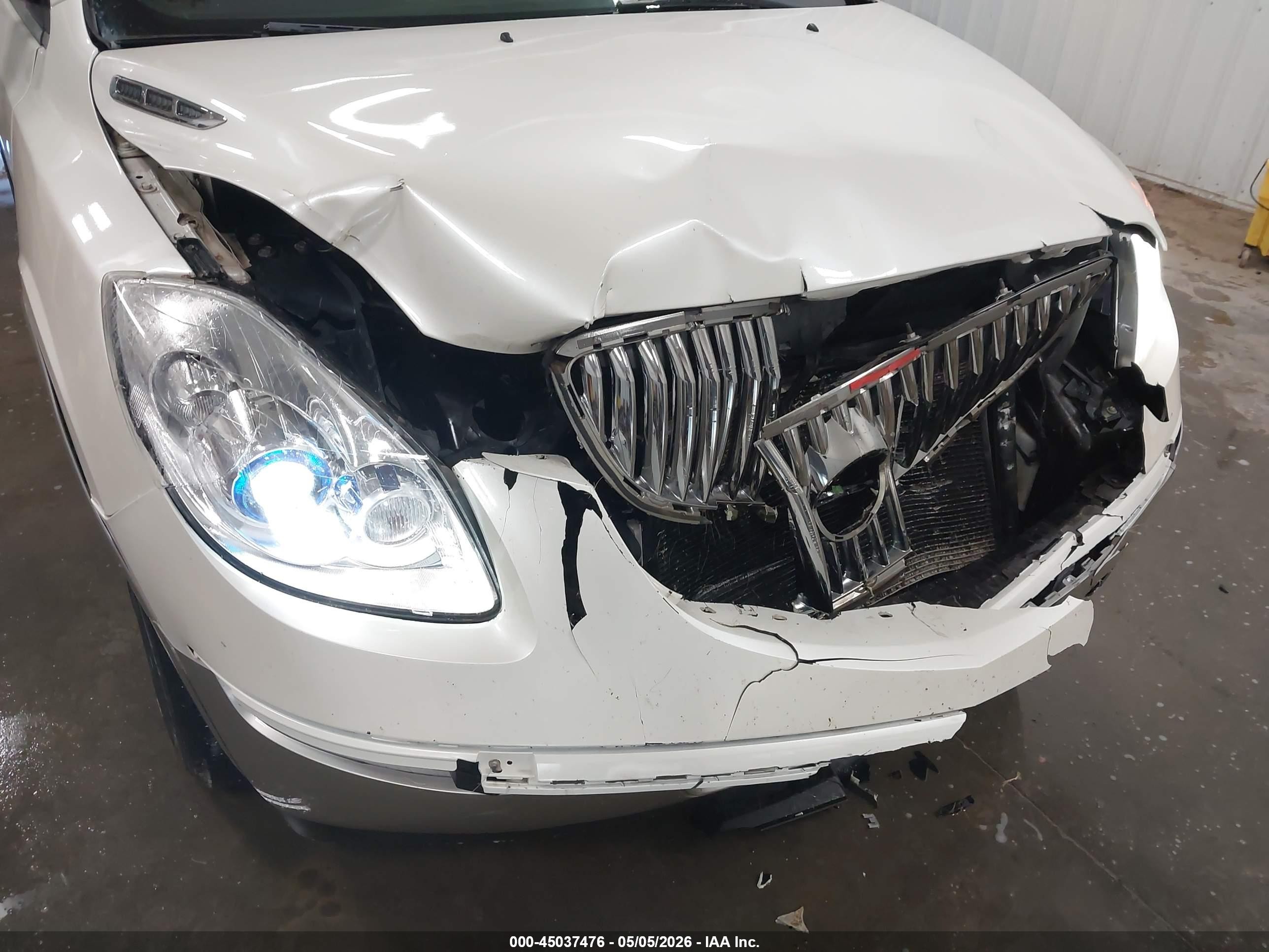 2012 Buick Enclave Leather White vin: 5GAKVCED9CJ107166