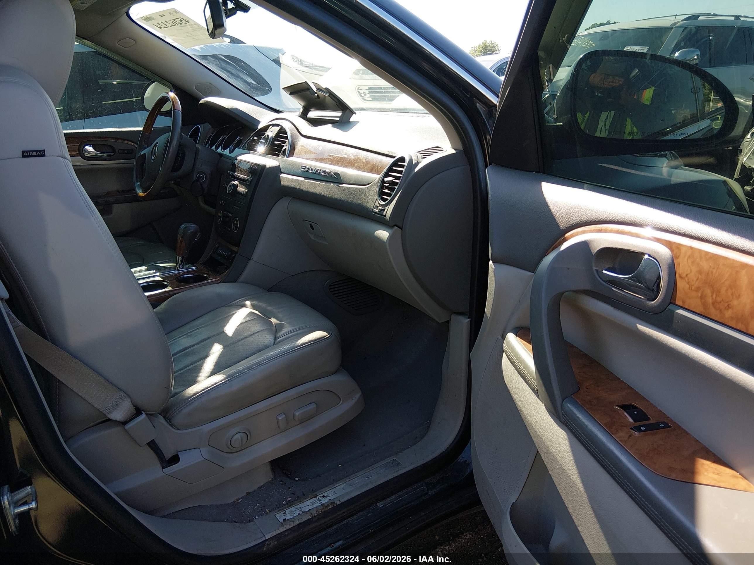 2012 Buick Enclave Leather Black vin: 5GAKVCED9CJ174172