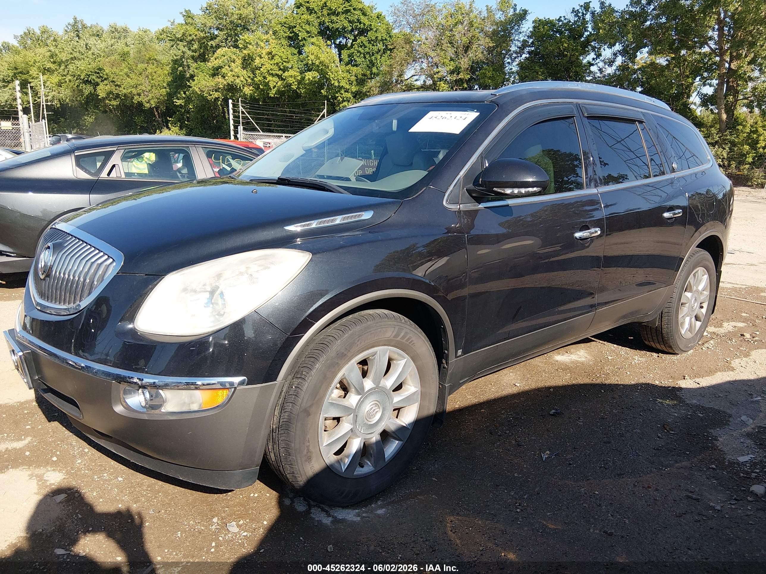2012 Buick Enclave Leather Black vin: 5GAKVCED9CJ174172
