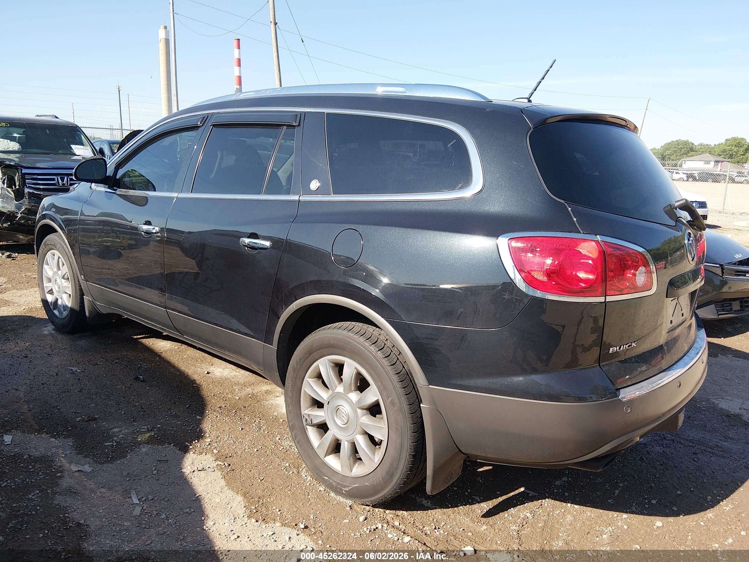 2012 Buick Enclave Leather Black vin: 5GAKVCED9CJ174172