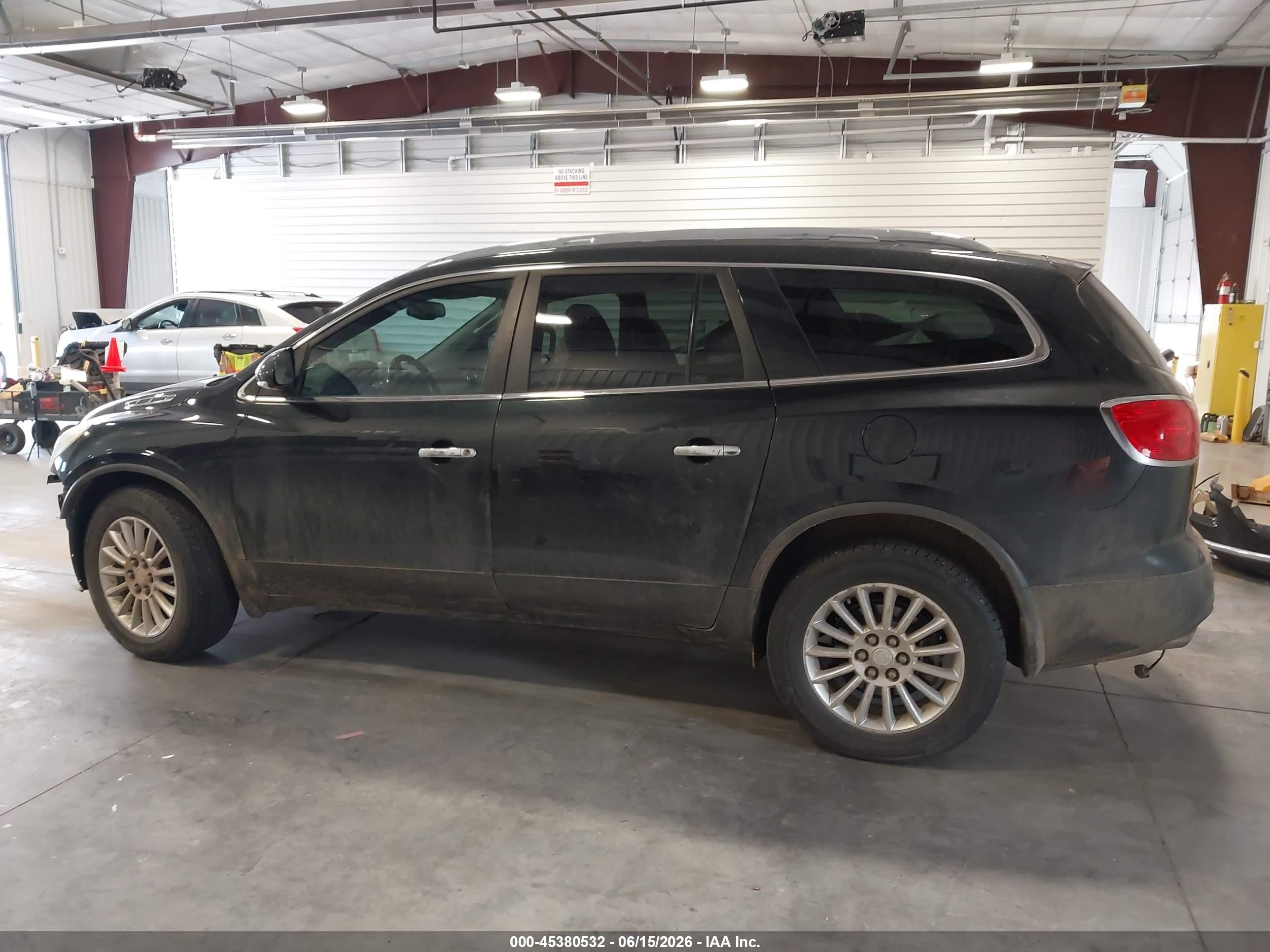 2012 Buick Enclave Leather Черный vin: 5GAKVCED9CJ221250