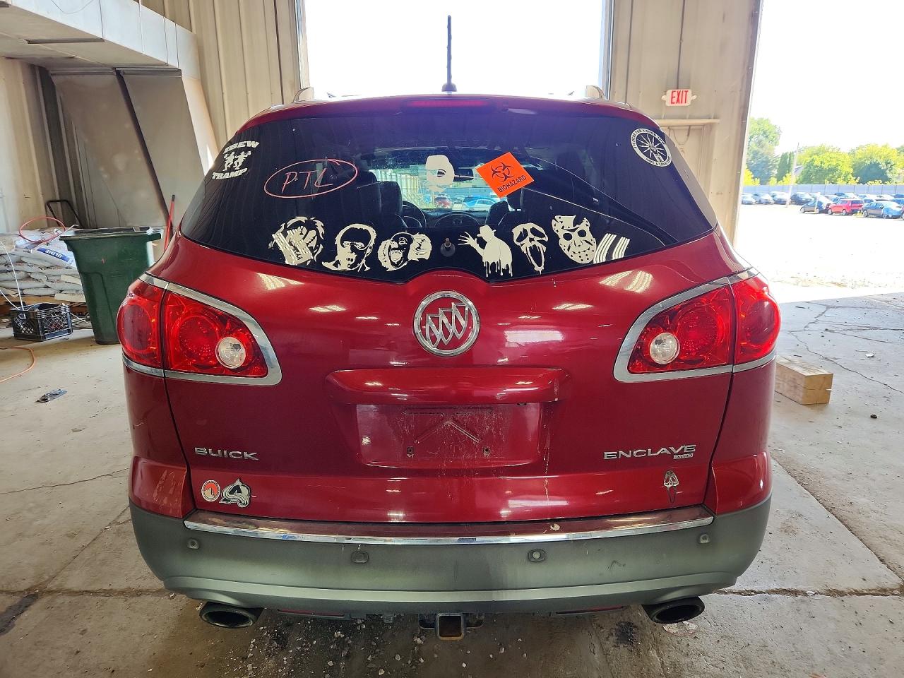 2012 Buick Enclave Red vin: 5GAKVCED9CJ370953