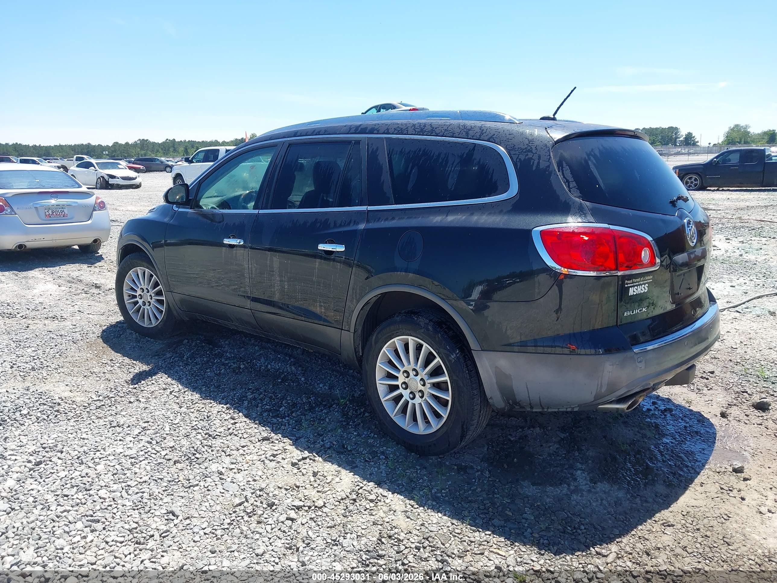 2012 Buick Enclave Leather Black vin: 5GAKVCEDXCJ115325