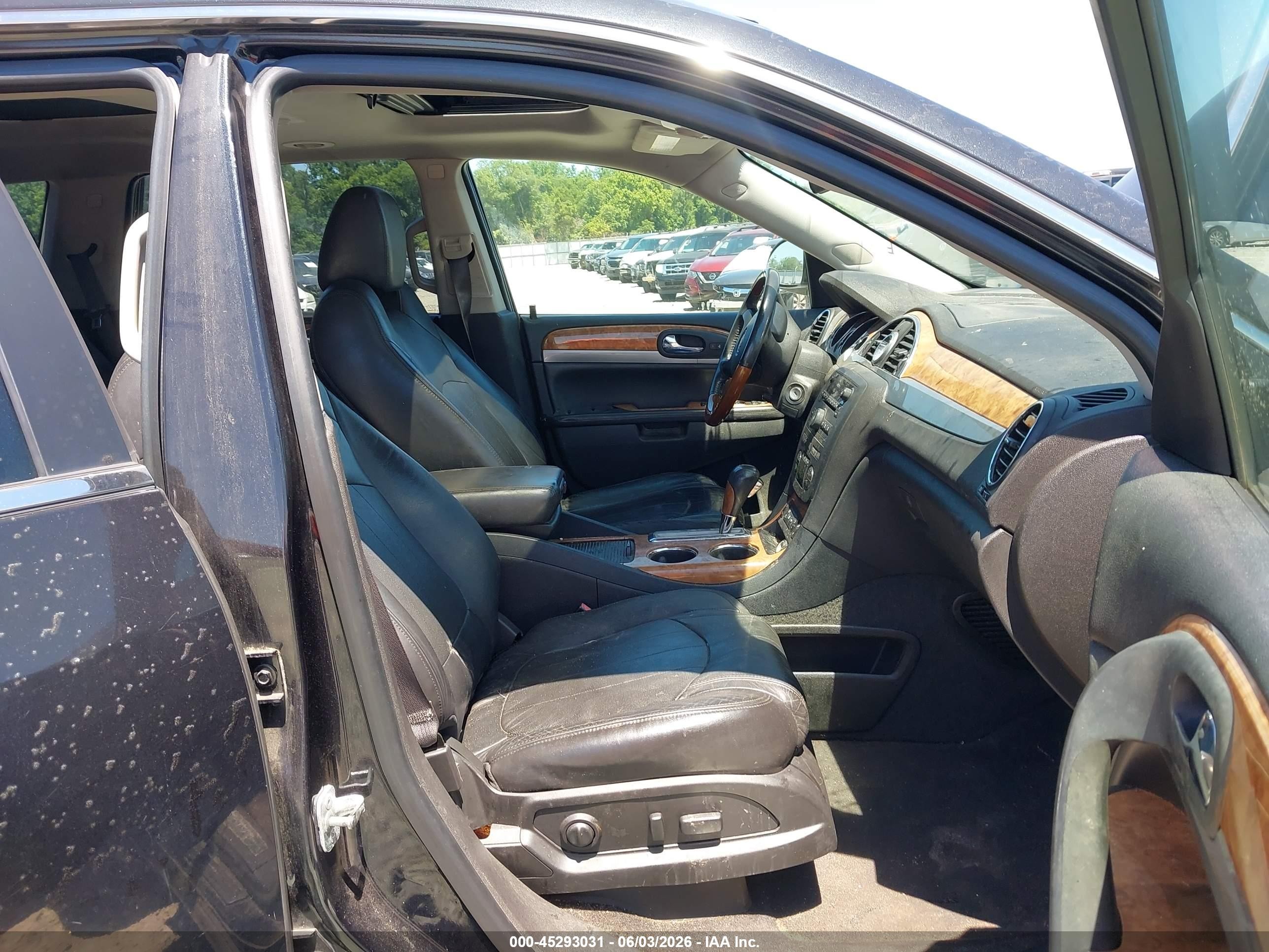 2012 Buick Enclave Leather Black vin: 5GAKVCEDXCJ115325