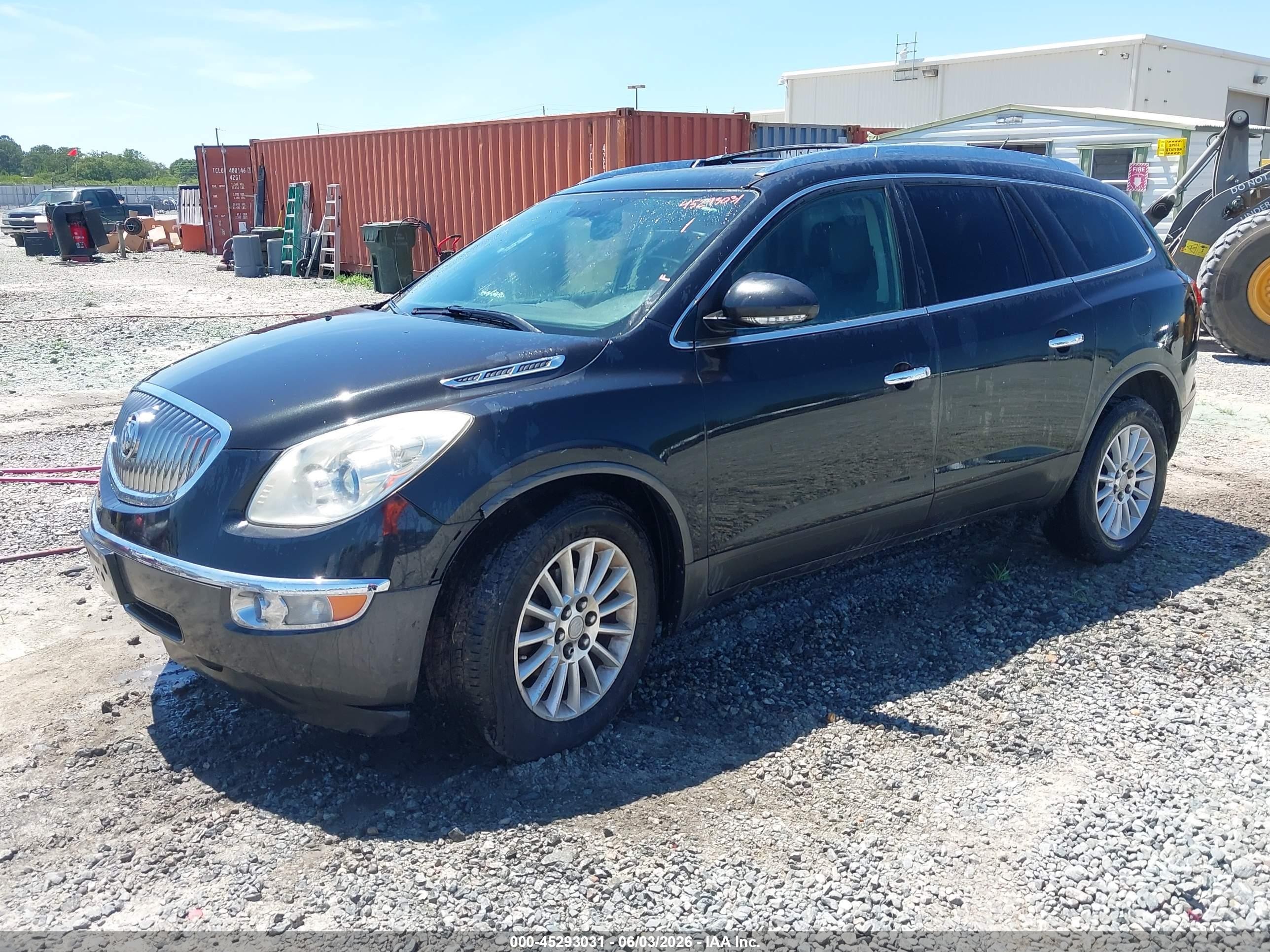 2012 Buick Enclave Leather Black vin: 5GAKVCEDXCJ115325