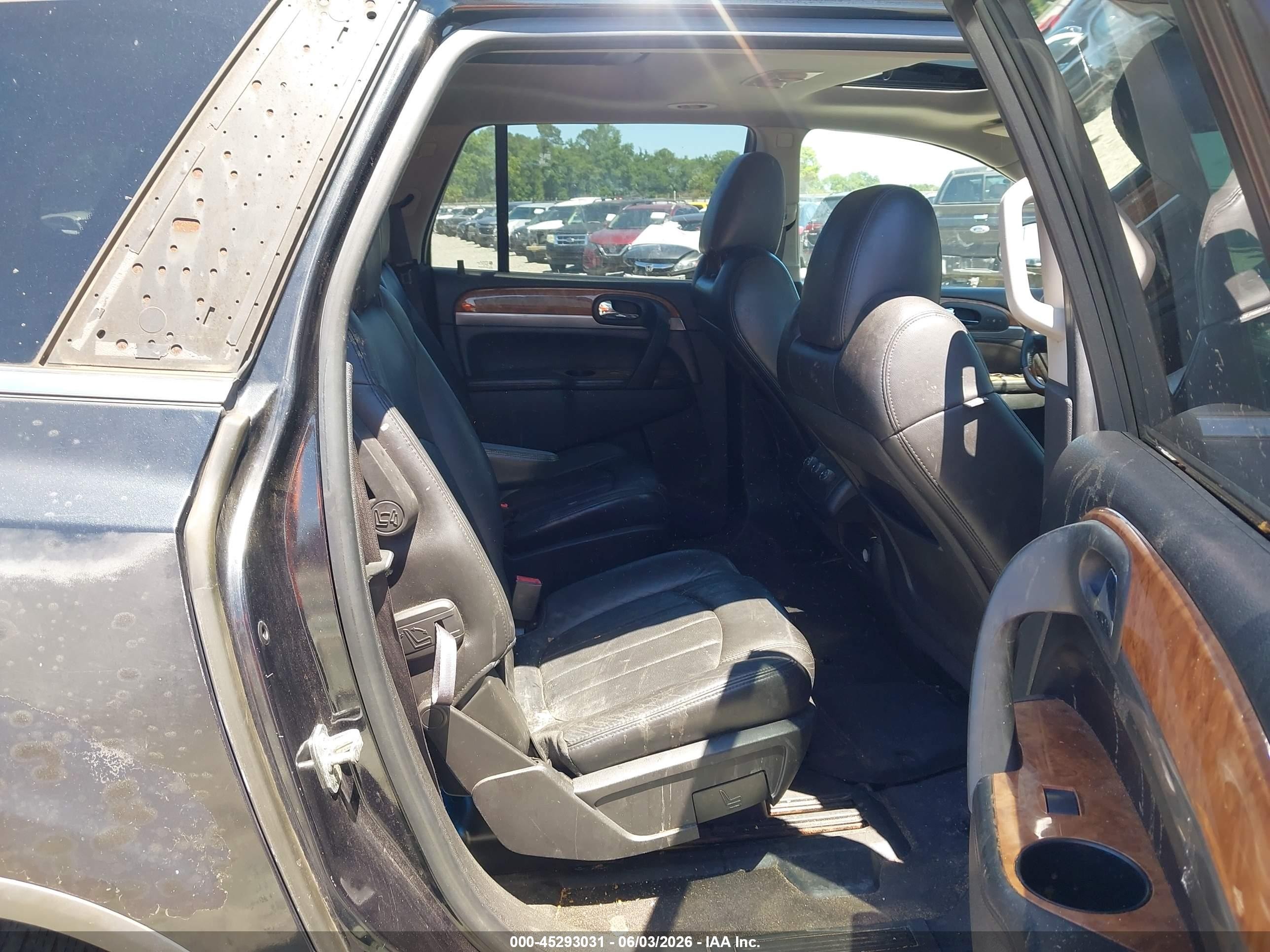 2012 Buick Enclave Leather Black vin: 5GAKVCEDXCJ115325