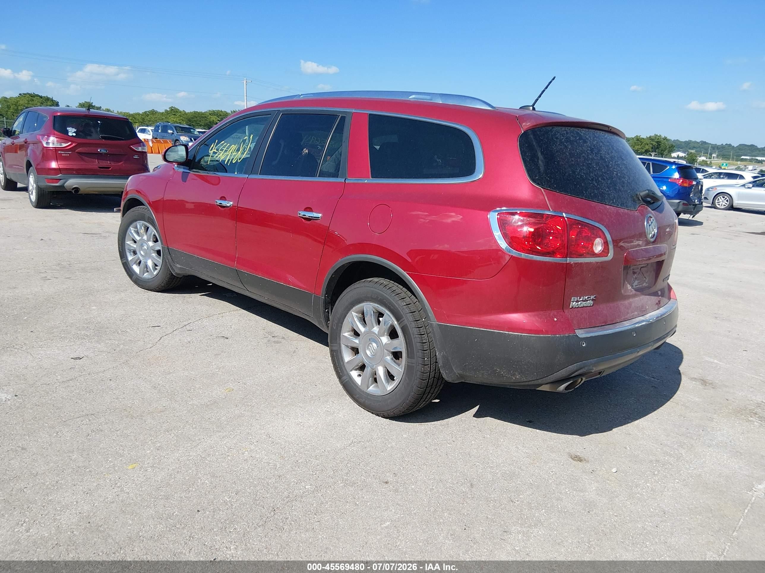 2012 Buick Enclave Leather Red vin: 5GAKVCEDXCJ131153