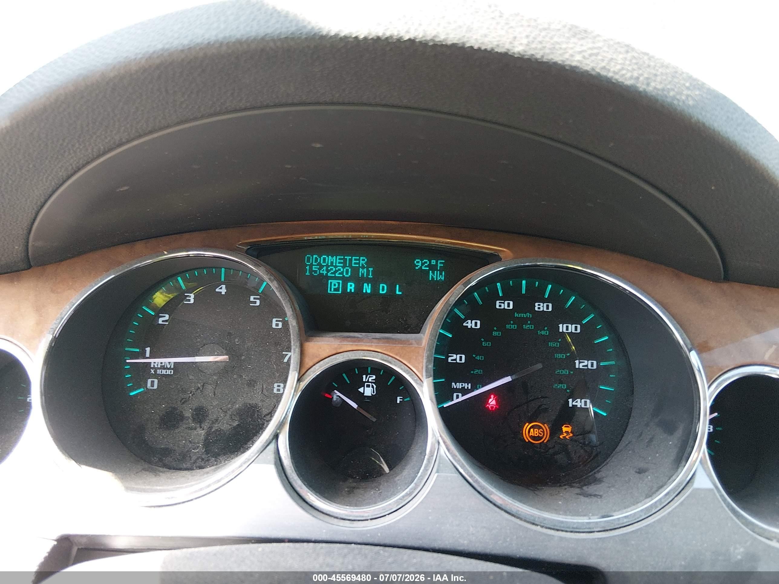 2012 Buick Enclave Leather Red vin: 5GAKVCEDXCJ131153