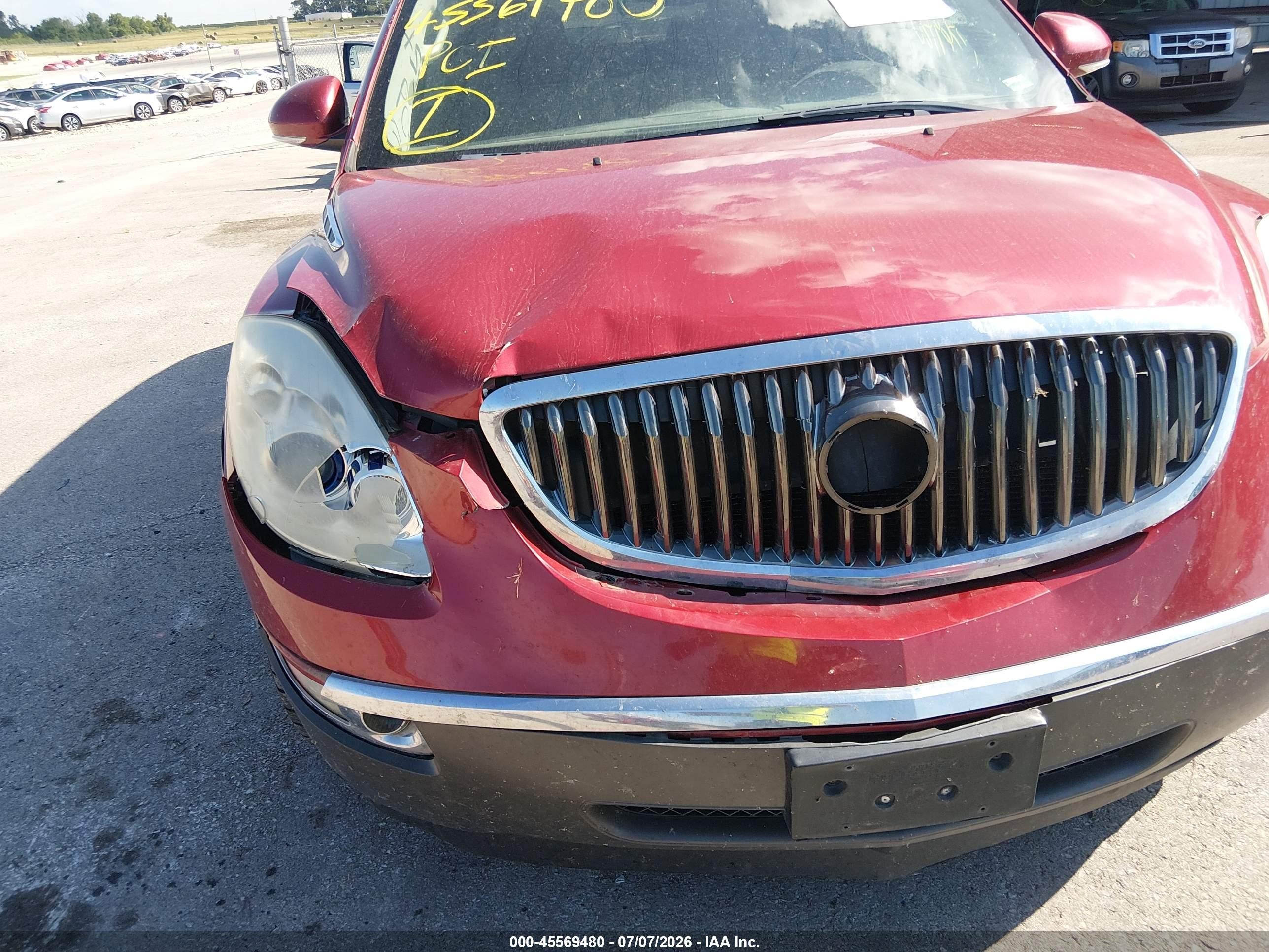 2012 Buick Enclave Leather Red vin: 5GAKVCEDXCJ131153