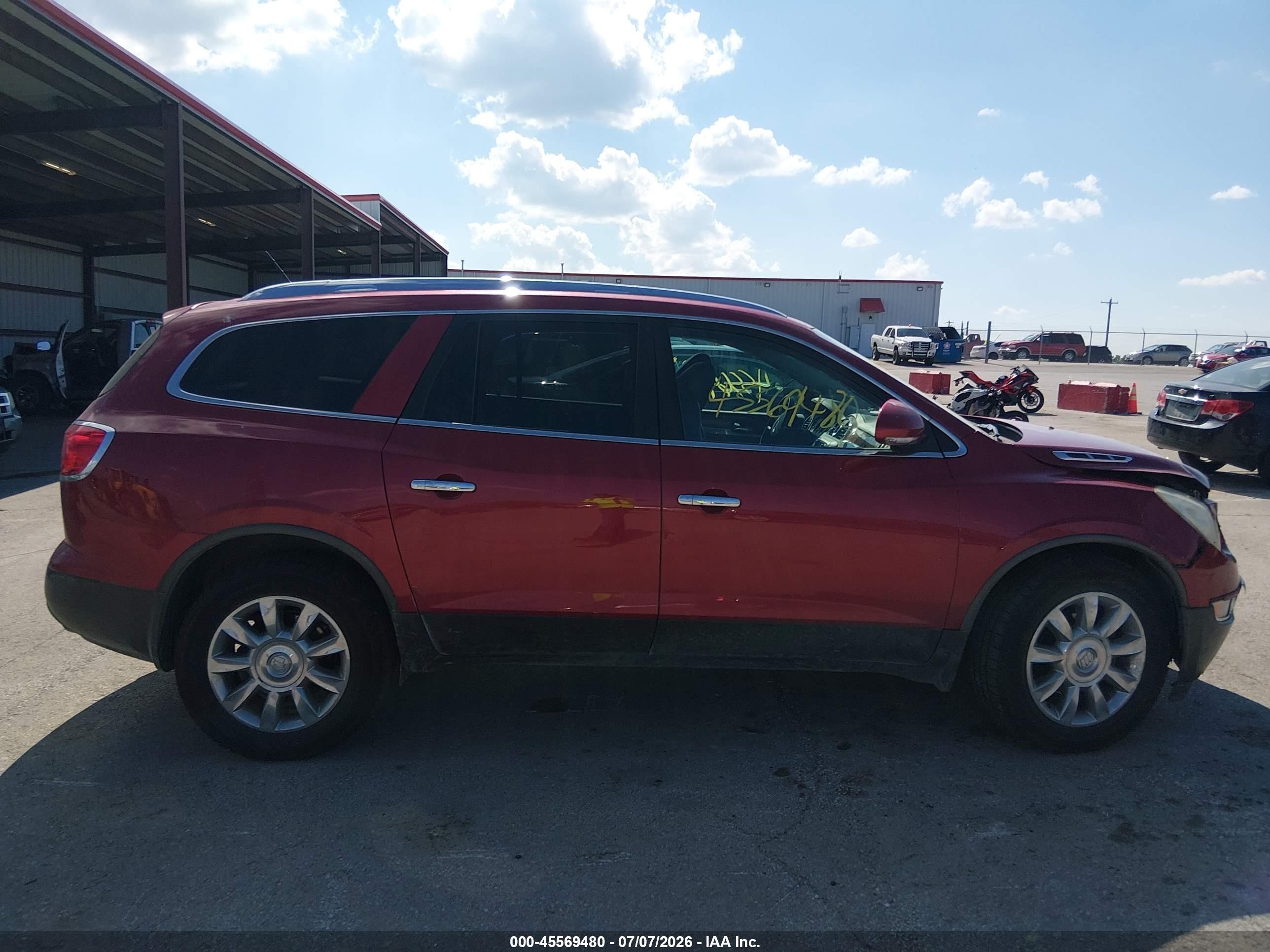 2012 Buick Enclave Leather Red vin: 5GAKVCEDXCJ131153