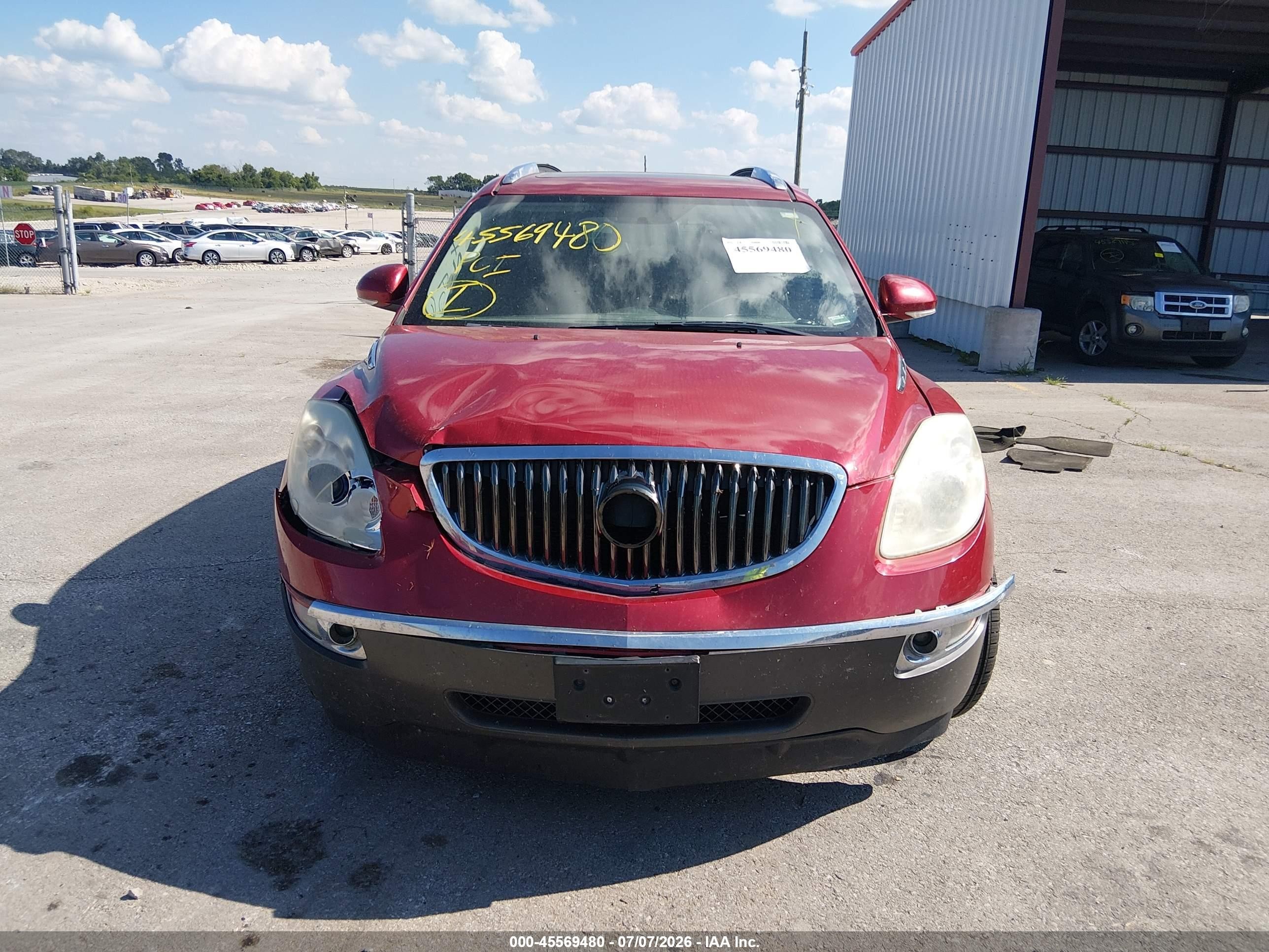 2012 Buick Enclave Leather Red vin: 5GAKVCEDXCJ131153