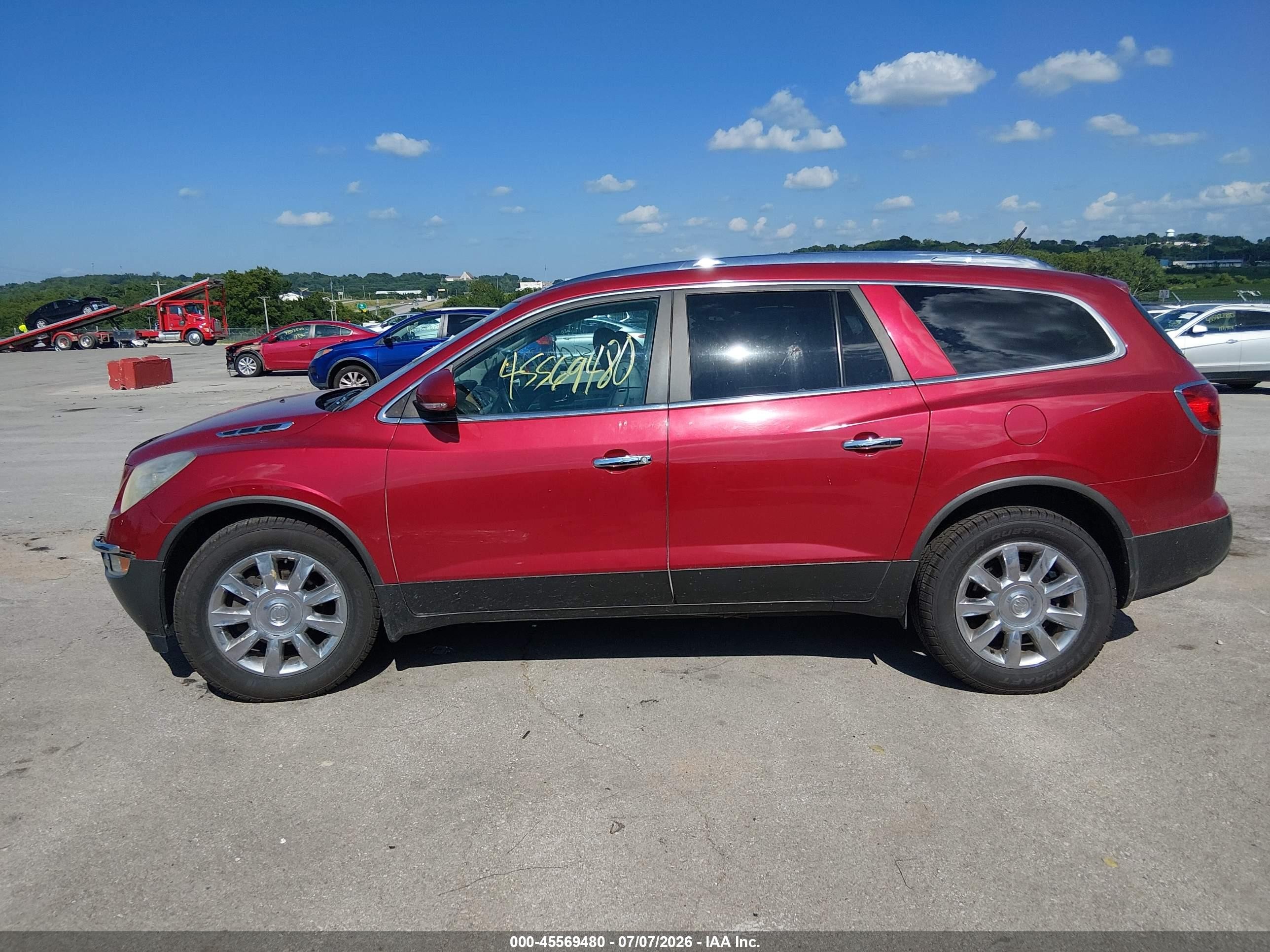 2012 Buick Enclave Leather Red vin: 5GAKVCEDXCJ131153