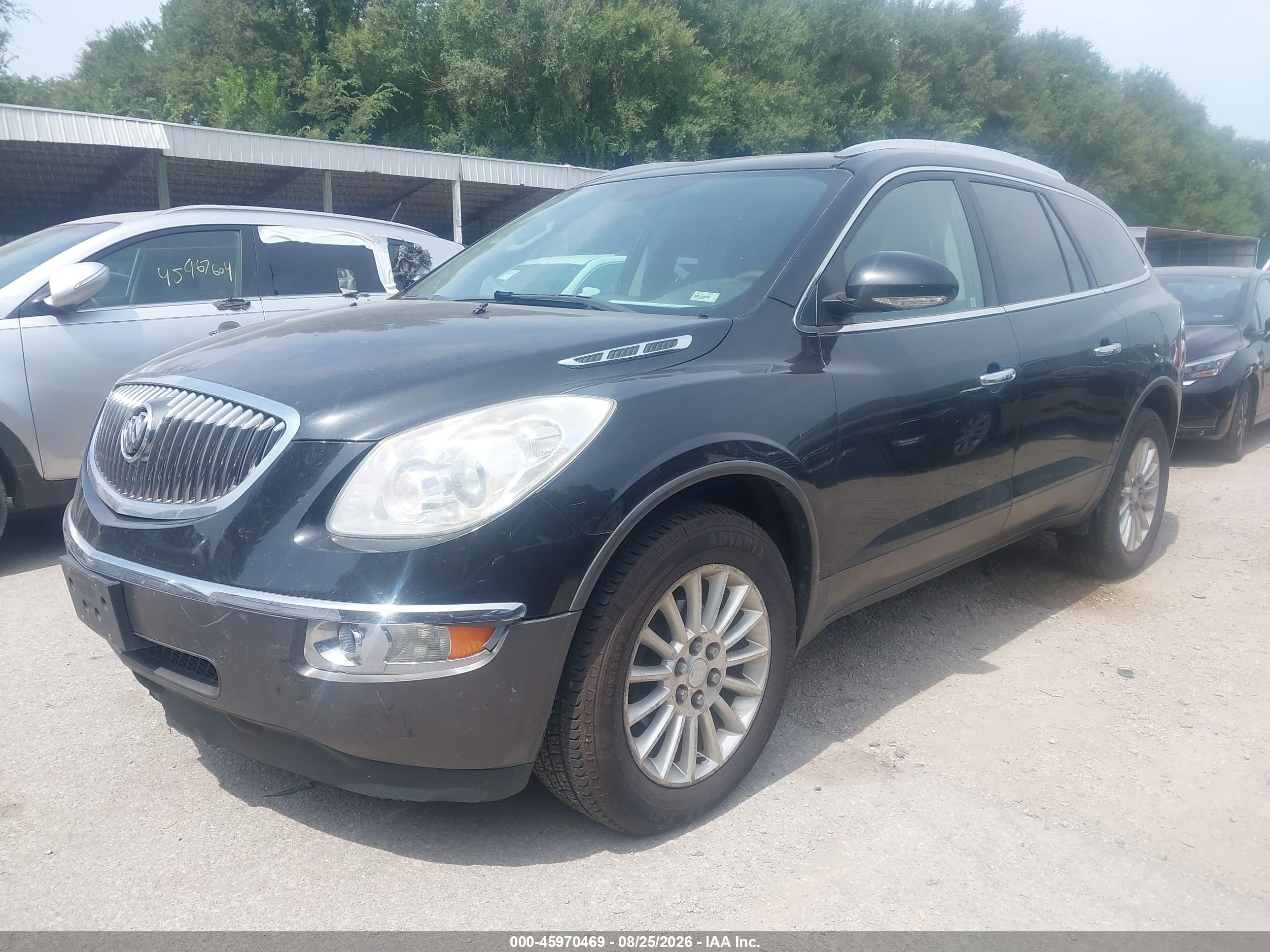 2012 Buick Enclave Leather Black vin: 5GAKVCEDXCJ203274
