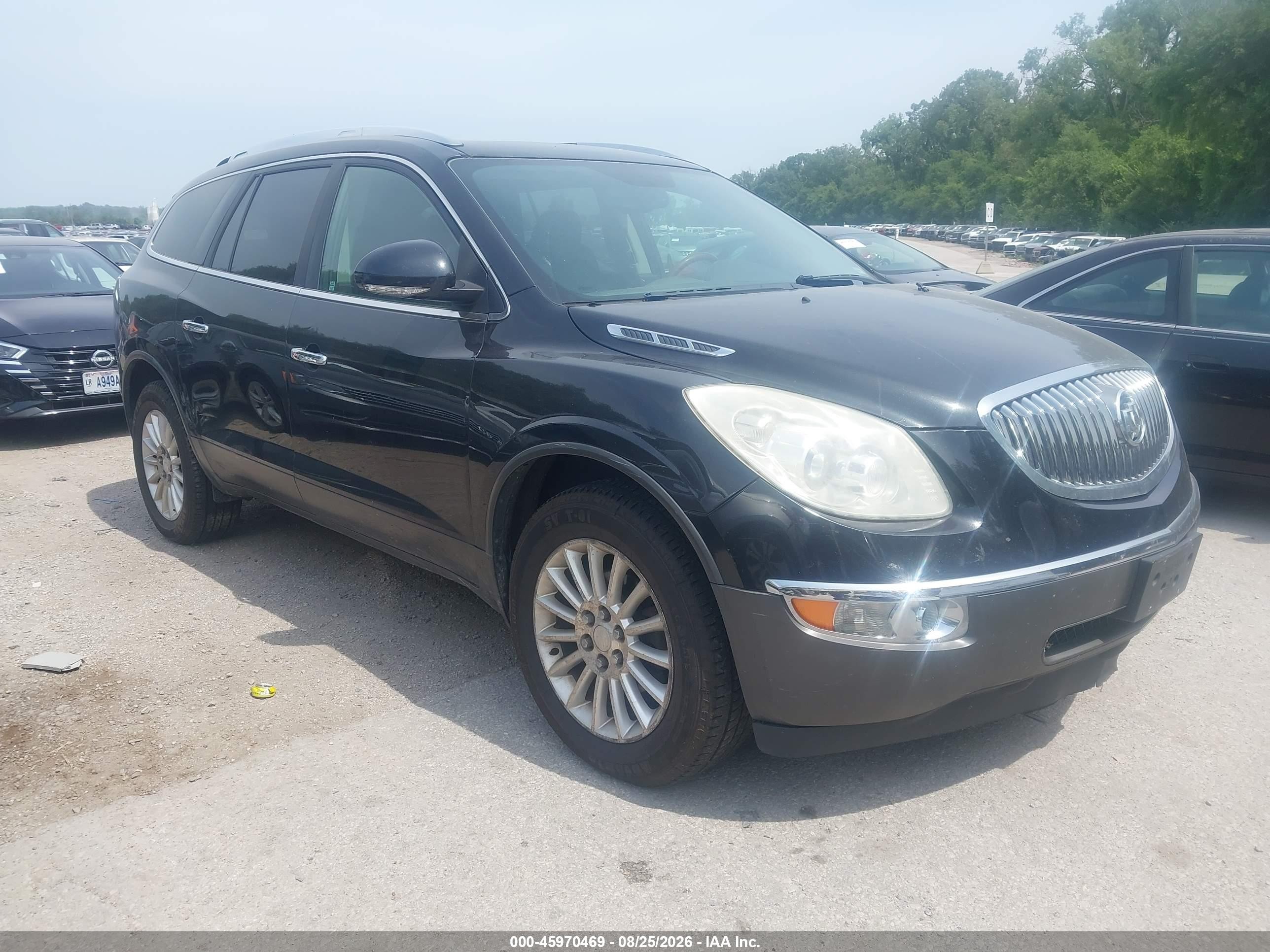 2012 Buick Enclave Leather Black vin: 5GAKVCEDXCJ203274