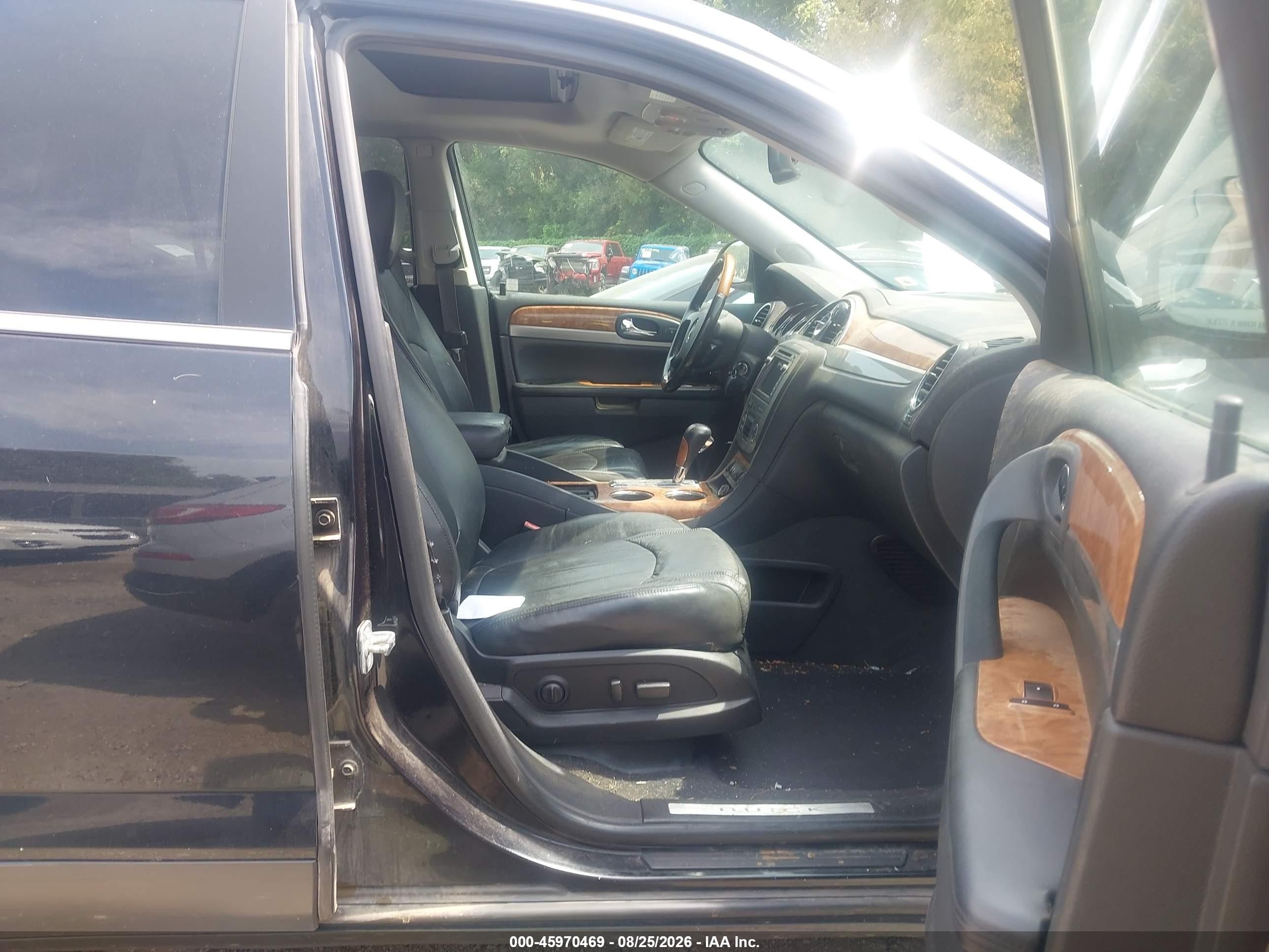 2012 Buick Enclave Leather Black vin: 5GAKVCEDXCJ203274