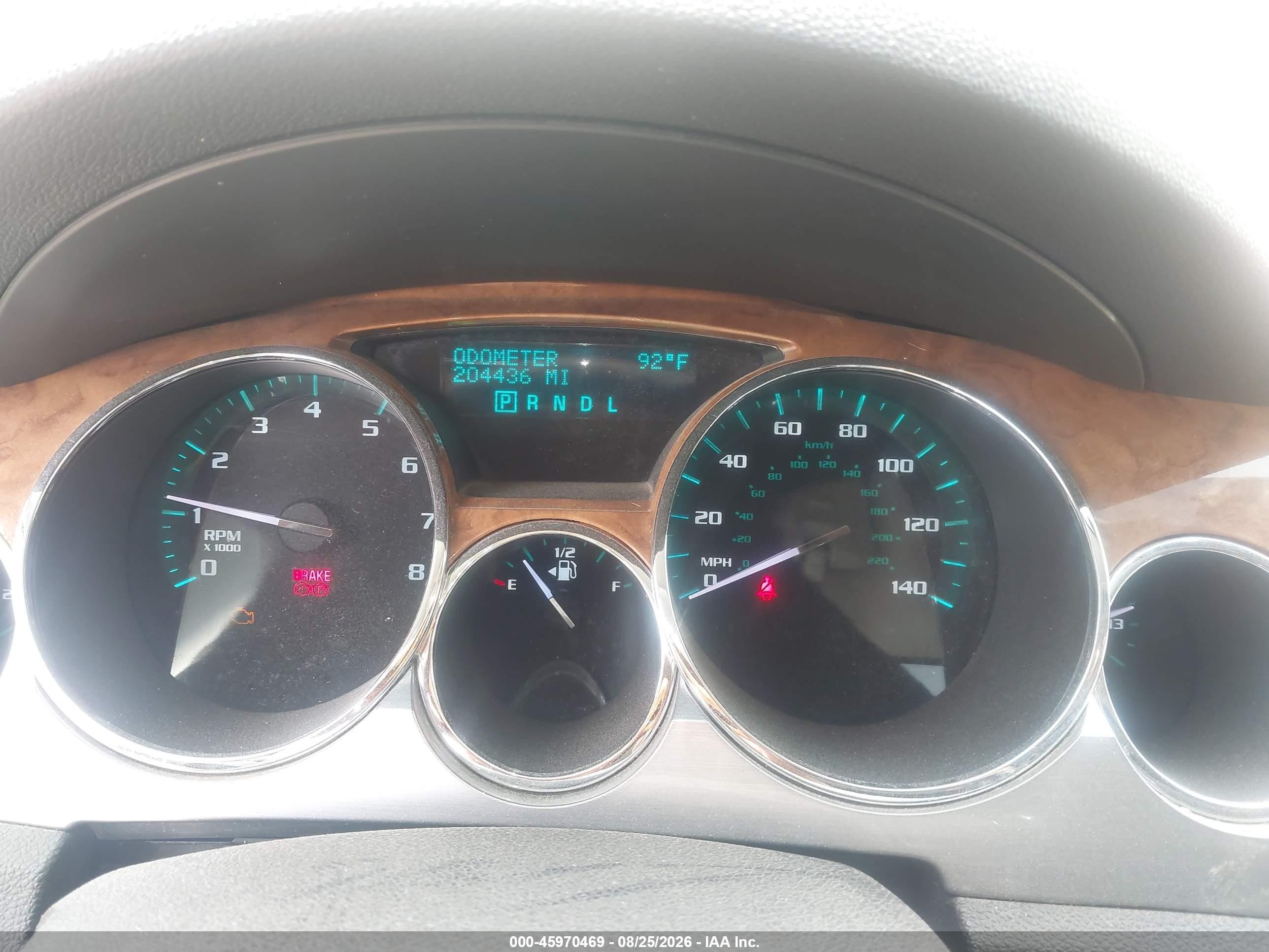 2012 Buick Enclave Leather Black vin: 5GAKVCEDXCJ203274