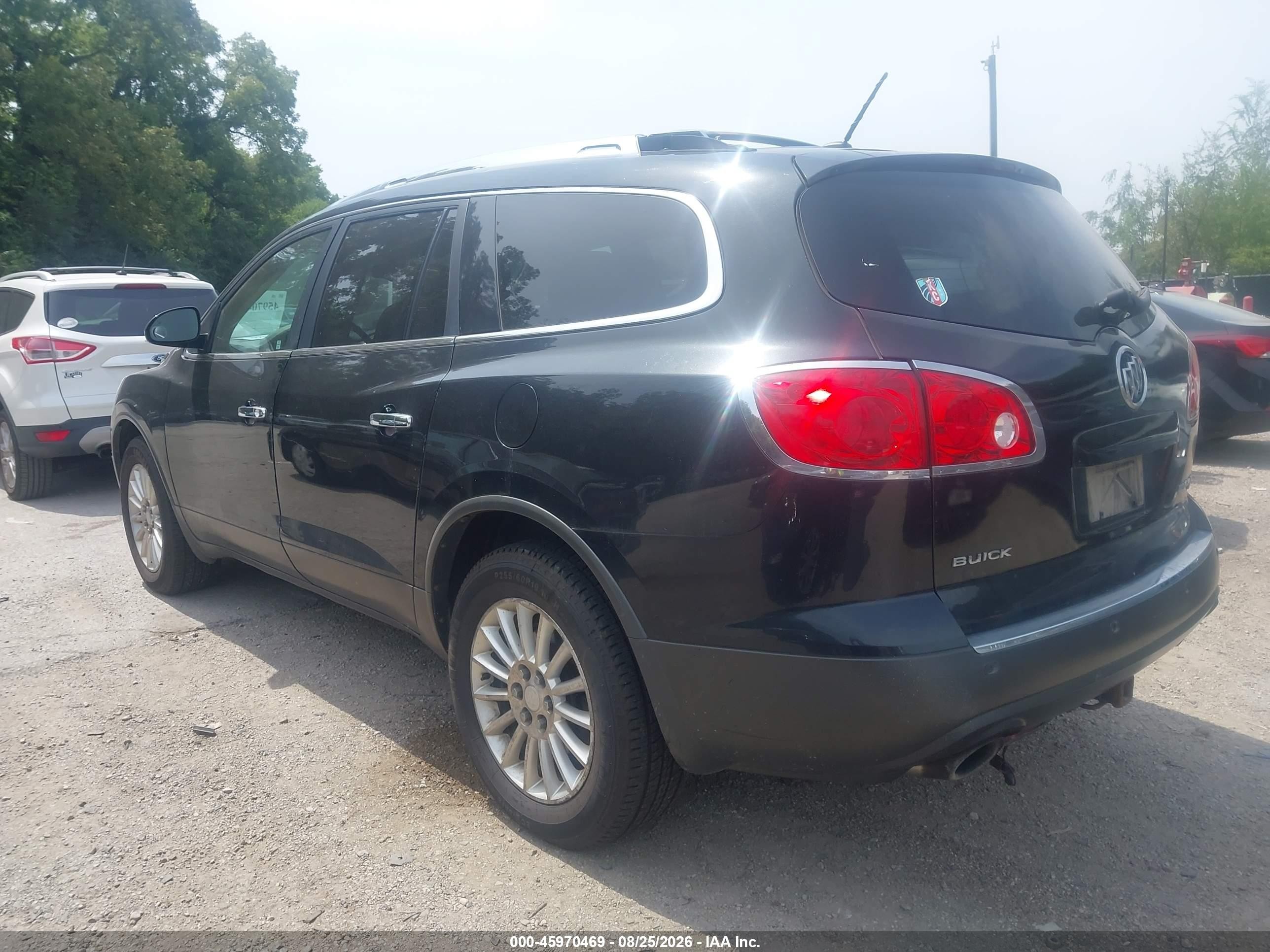 2012 Buick Enclave Leather Black vin: 5GAKVCEDXCJ203274