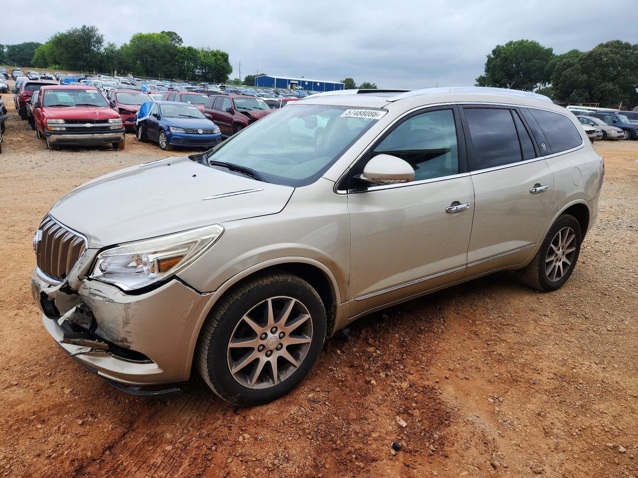 2013 Buick Enclave Beige vin: 5GAKVCKD0DJ189326