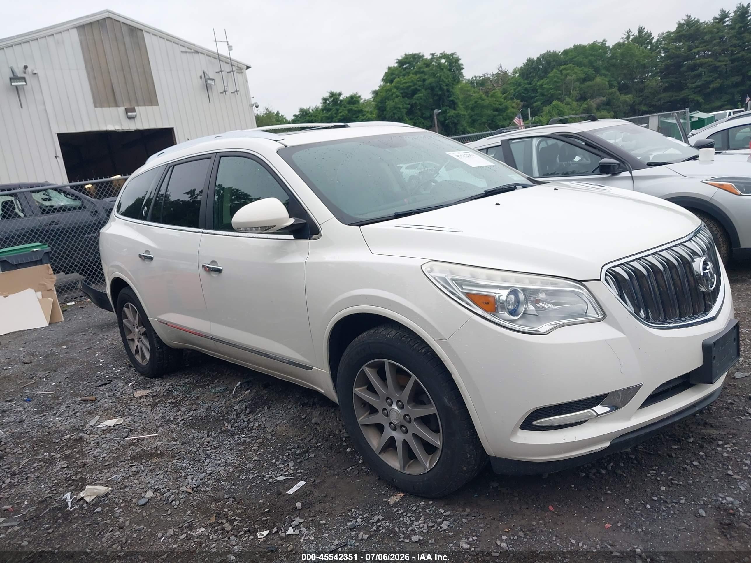 2013 Buick Enclave Leather Cream vin: 5GAKVCKD0DJ262050