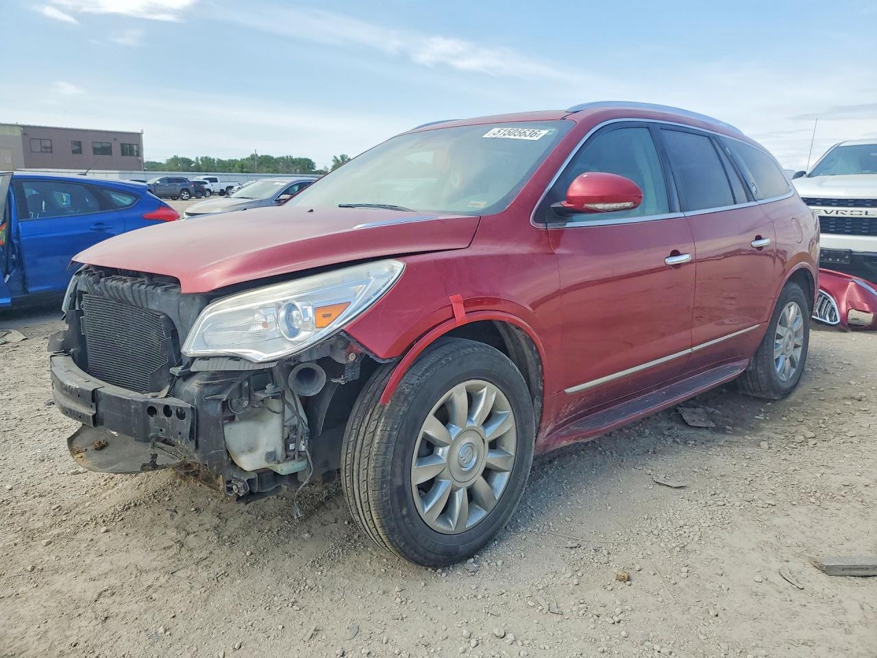 2014 Buick Enclave Red vin: 5GAKVCKD0EJ162581