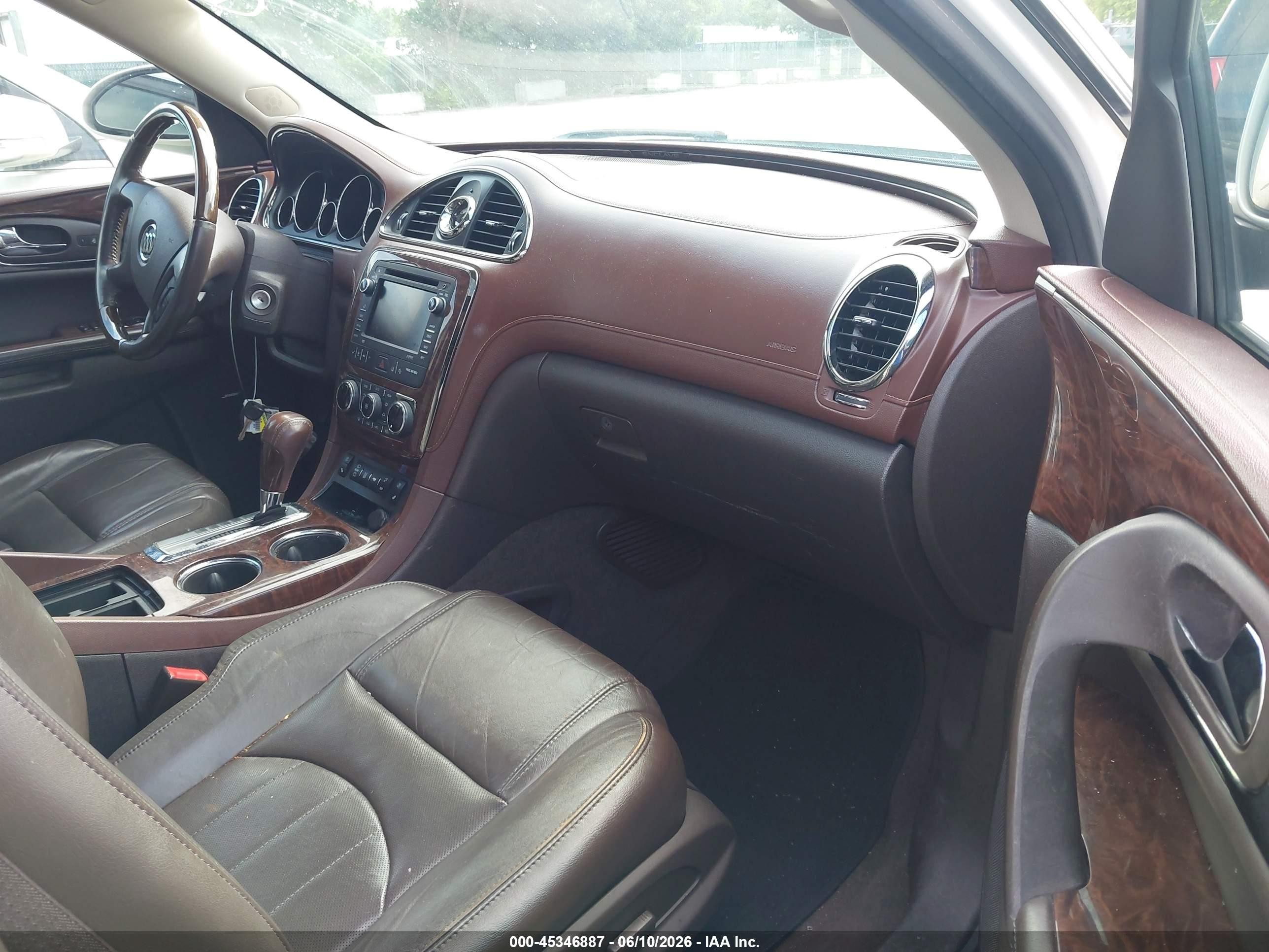 2014 Buick Enclave Premium White vin: 5GAKVCKD0EJ360707