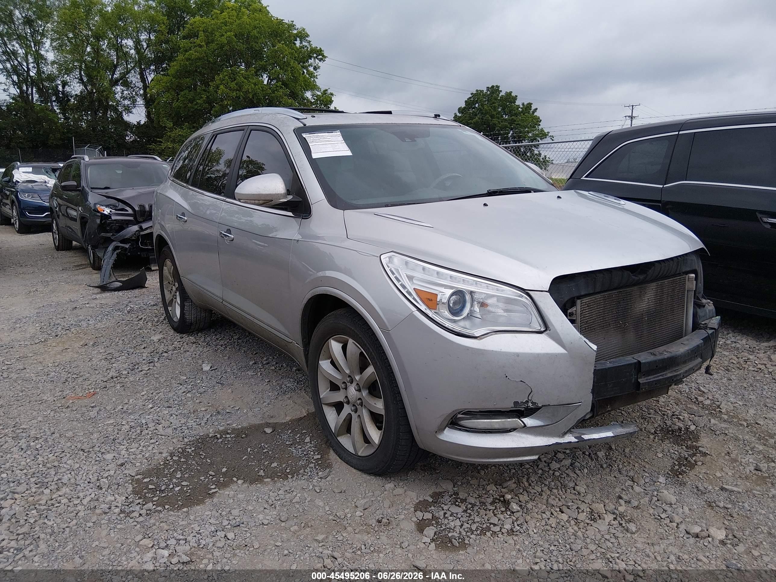 2015 Buick Enclave Premium Серебряный vin: 5GAKVCKD0FJ346016