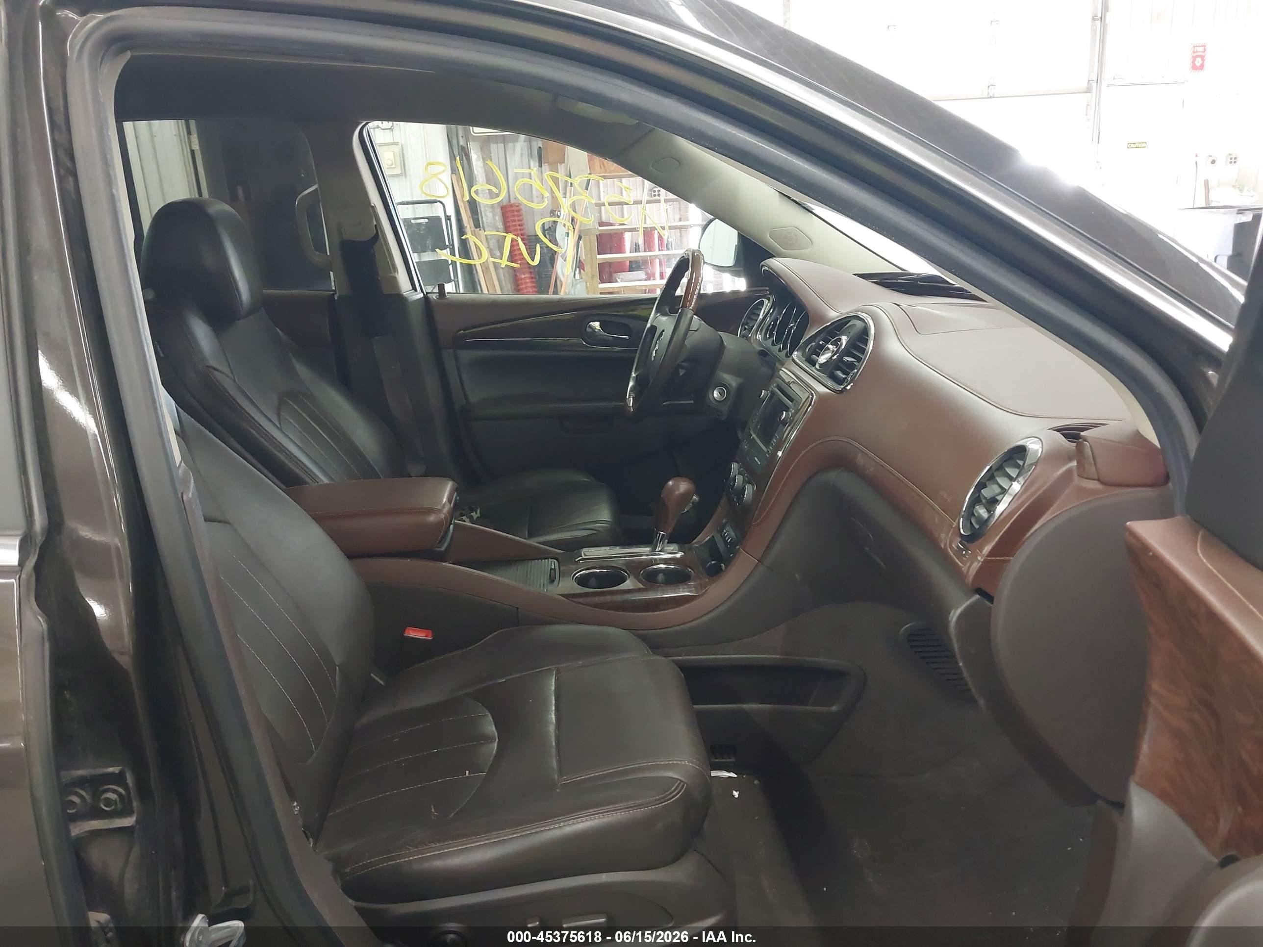 2013 Buick Enclave Leather Black vin: 5GAKVCKD1DJ113632